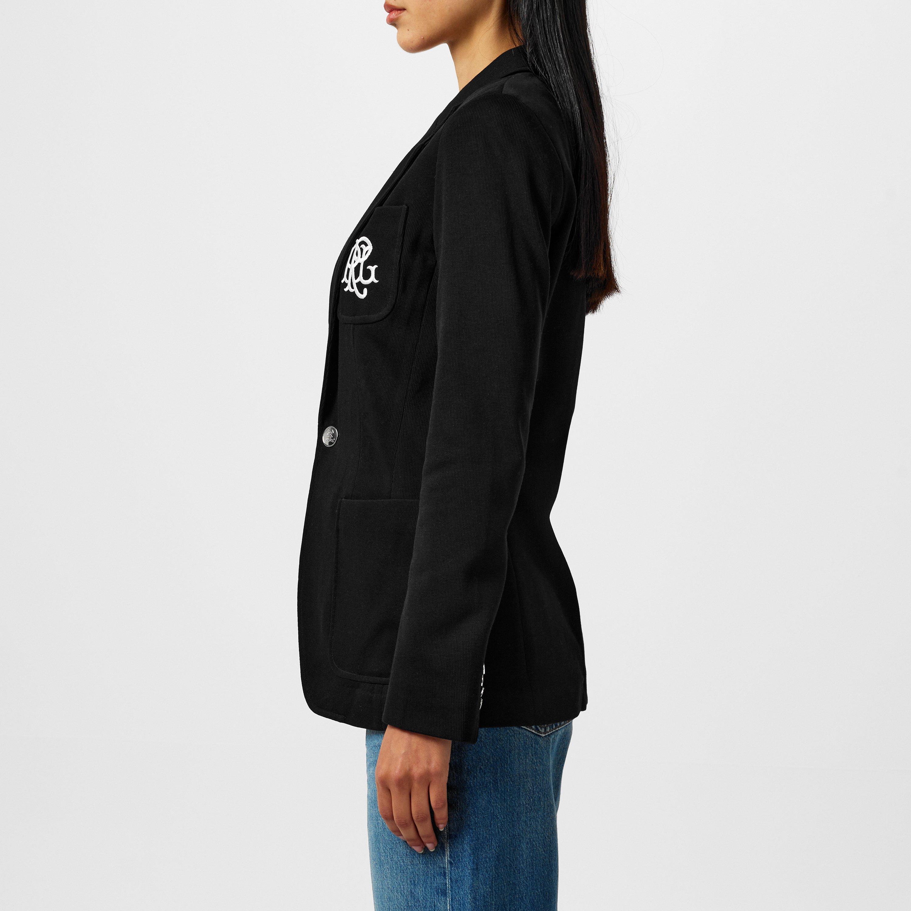 Polo Black - Polo Ralph Lauren - Women's  Cotton Long Sleeve Single Breasted Blazer - 6
