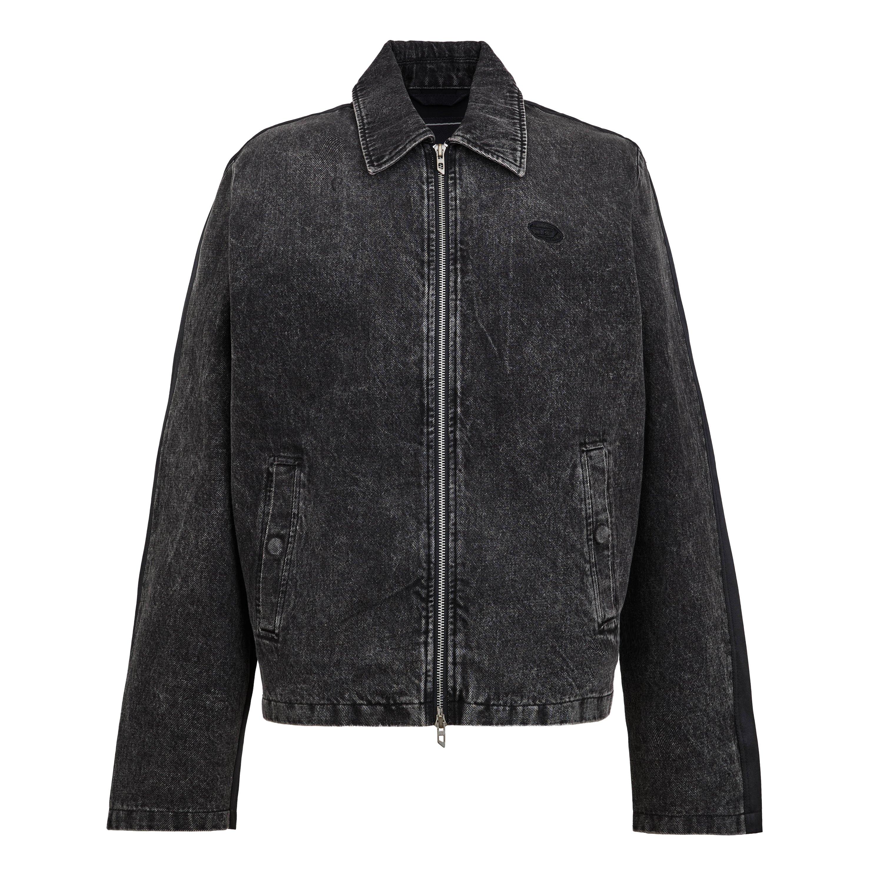 Black - Diesel - Men's Bomber Jacket - 1