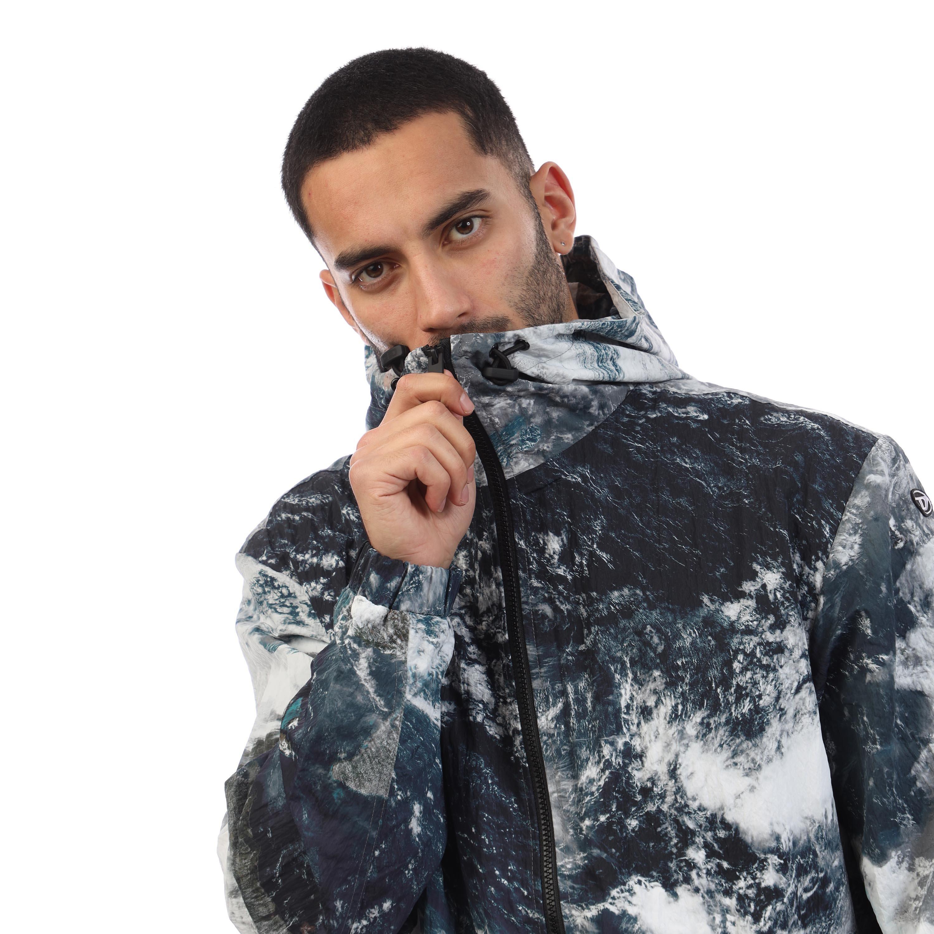 Black - Diesel - Men's Bomber Jacket - 5