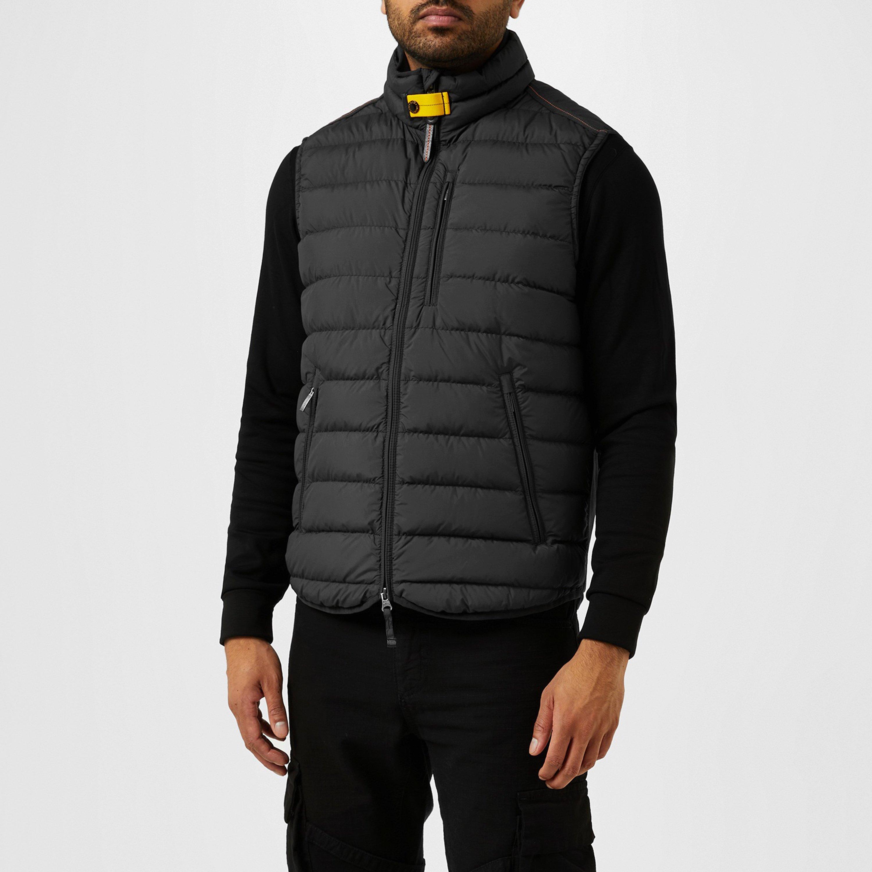 Black - Parajumpers - Men's Perfect Water Resistant Sleeveless Funnel Neck Gilet - 3