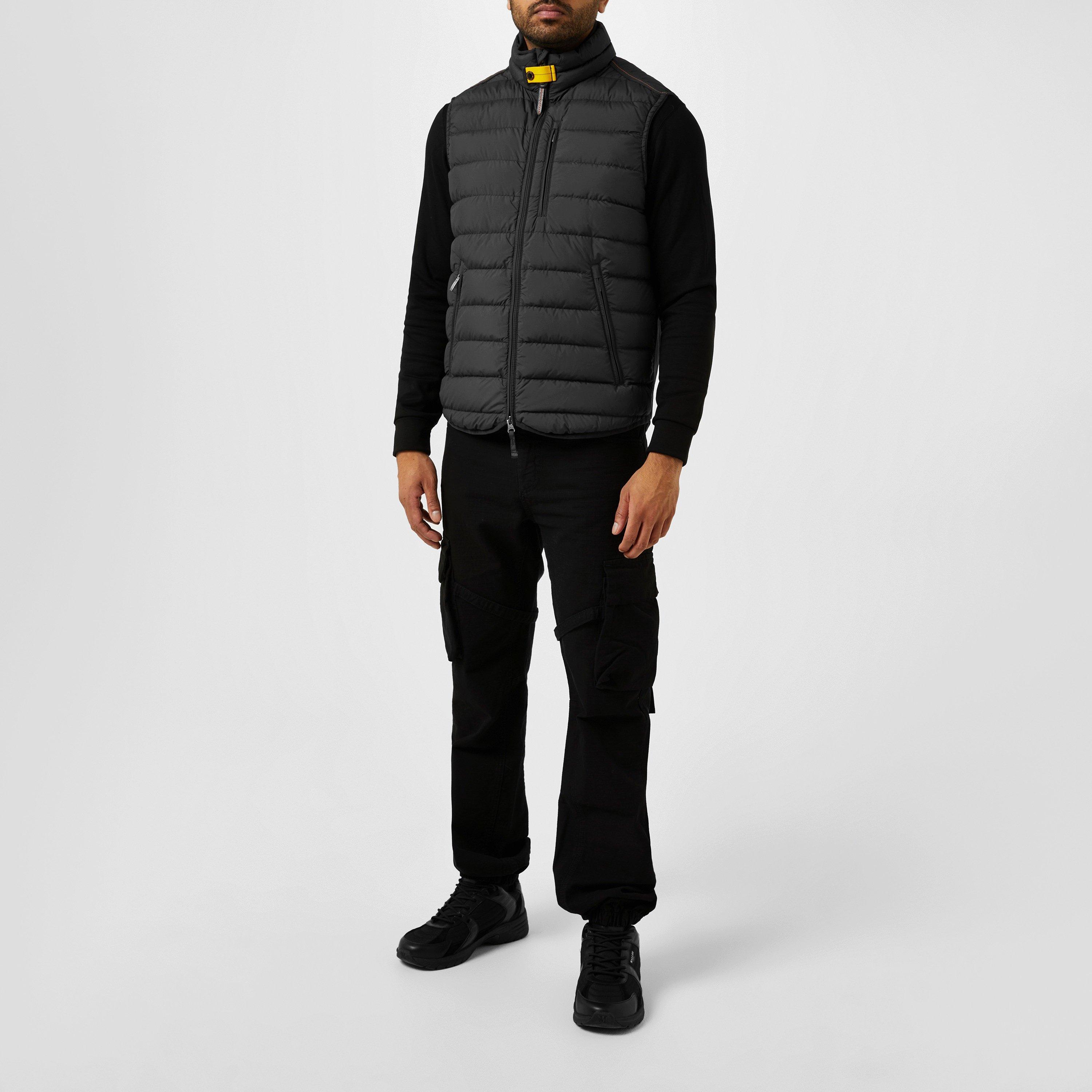 Black - Parajumpers - Men's Perfect Water Resistant Sleeveless Funnel Neck Gilet - 6