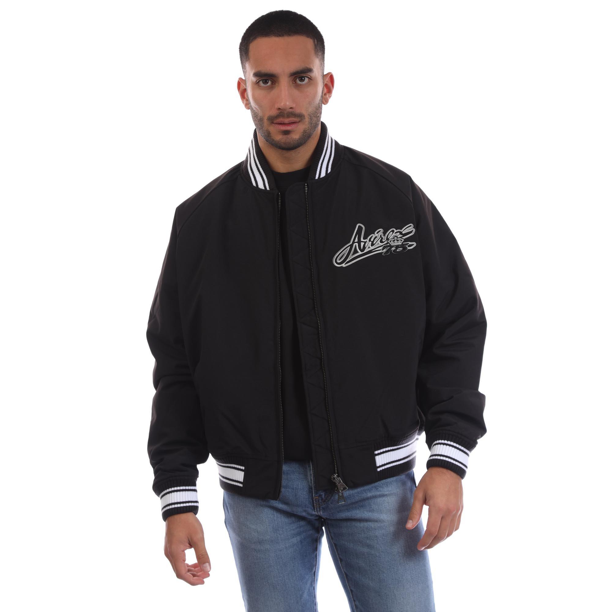 Black - Avirex - Men's Hamilton Bomber Jacket - 1