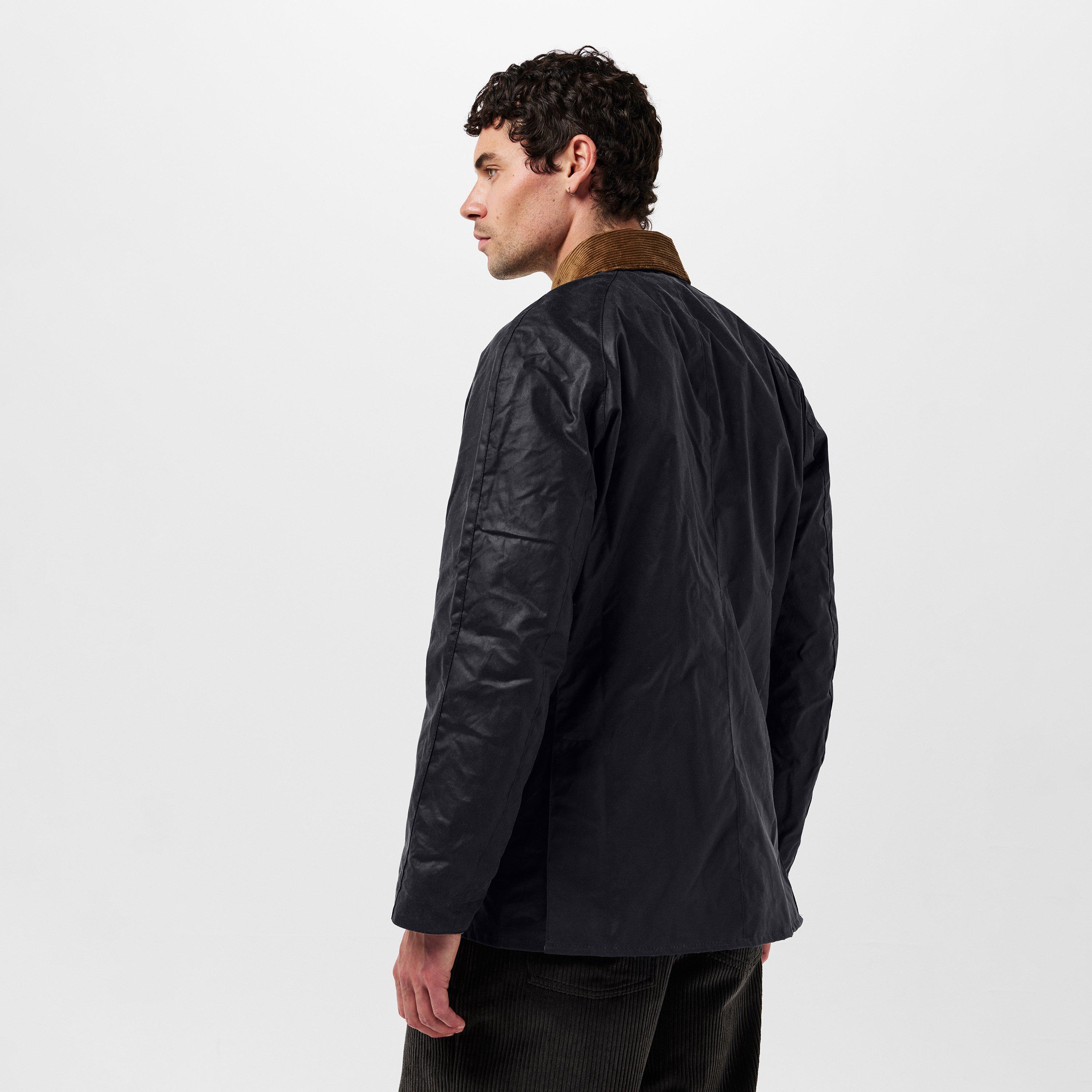 Sage SG51 - Barbour - Mens Ashby Water Resistant Windproof Long Sleeve Wax Jacket - 4