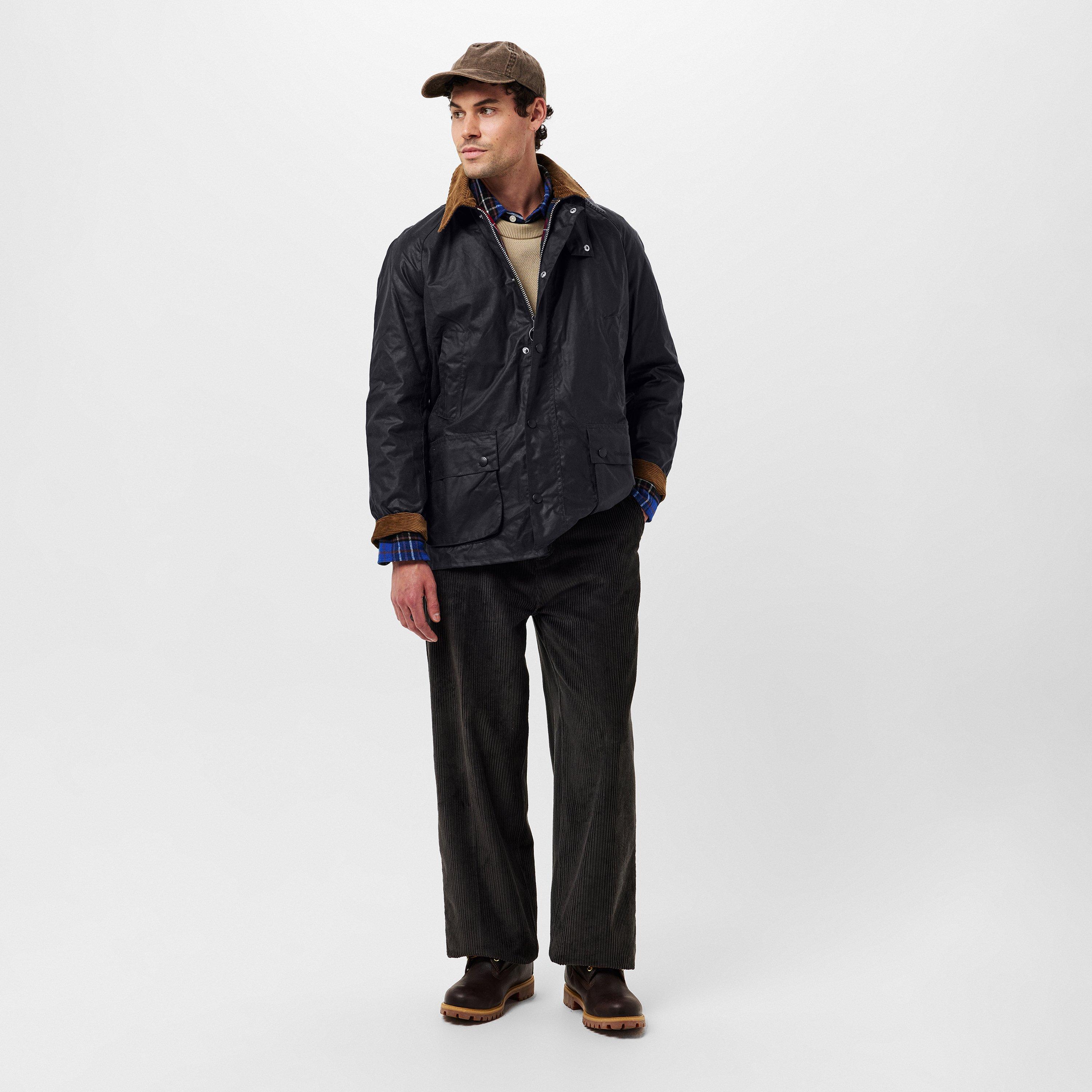 Sage SG51 - Barbour - Mens Ashby Water Resistant Windproof Long Sleeve Wax Jacket - 6