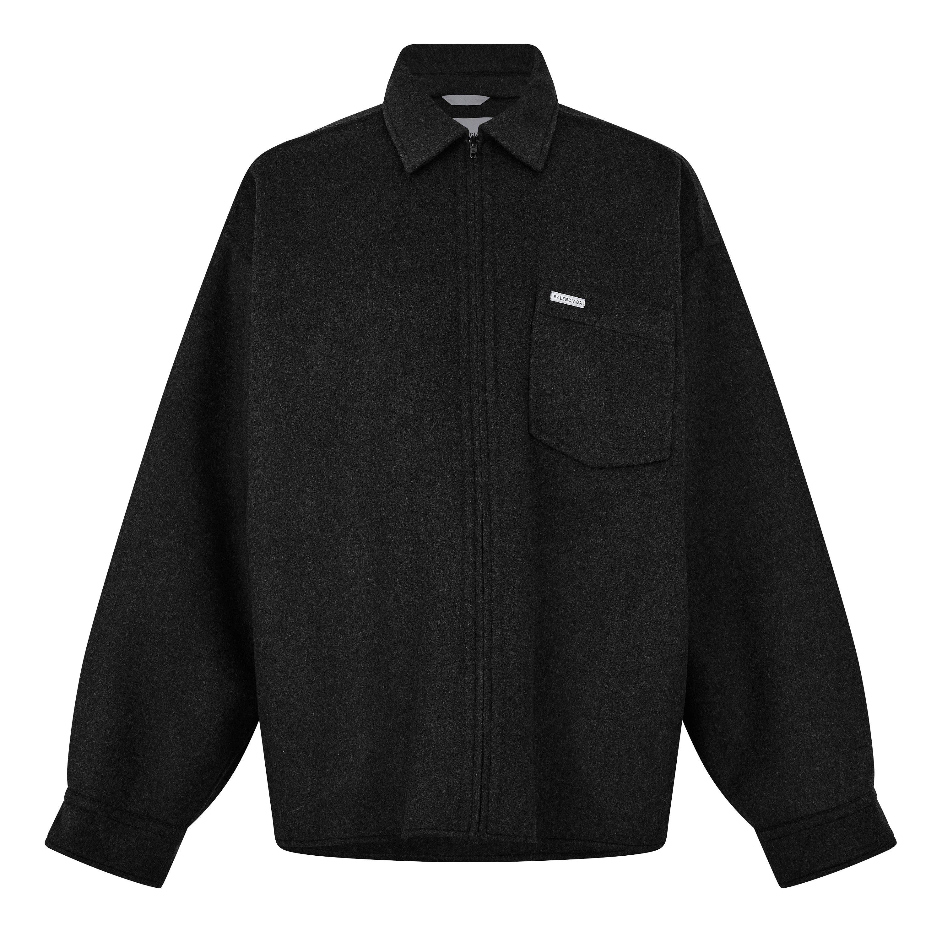 Balenciaga Men's Overshirt - Heather Grey - S