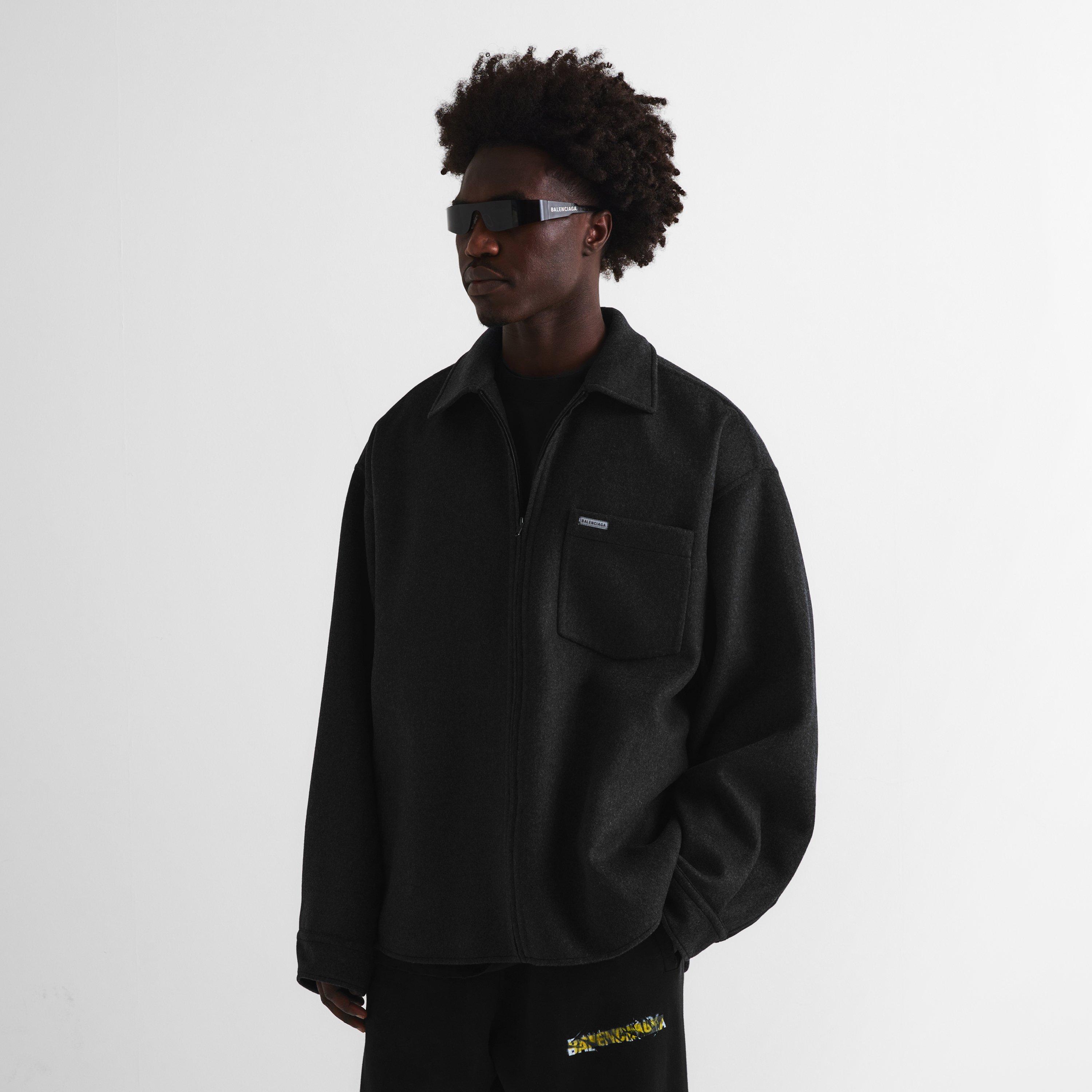 Heather Grey - Balenciaga - Men's Overshirt - 3