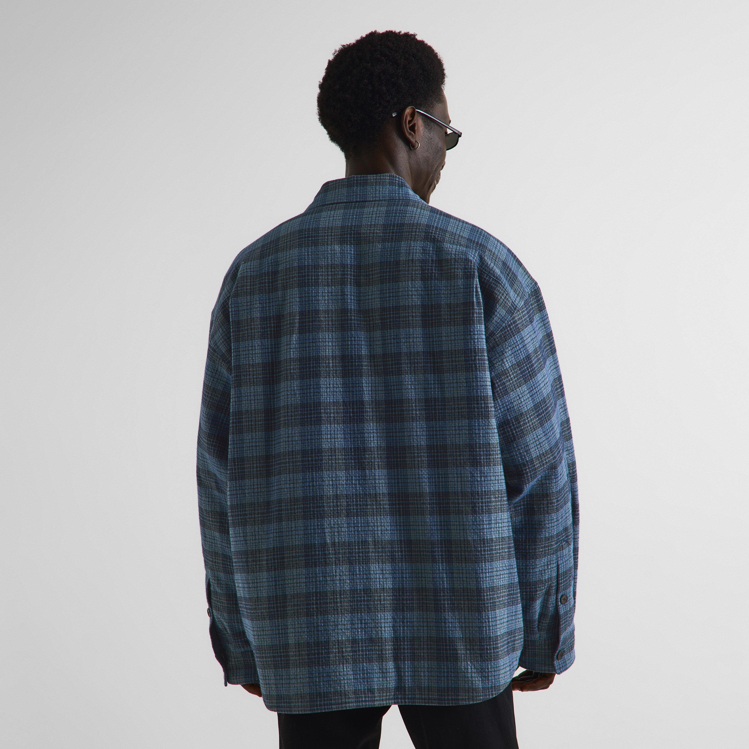 Blue - Balenciaga - Men's Overshirt - 4