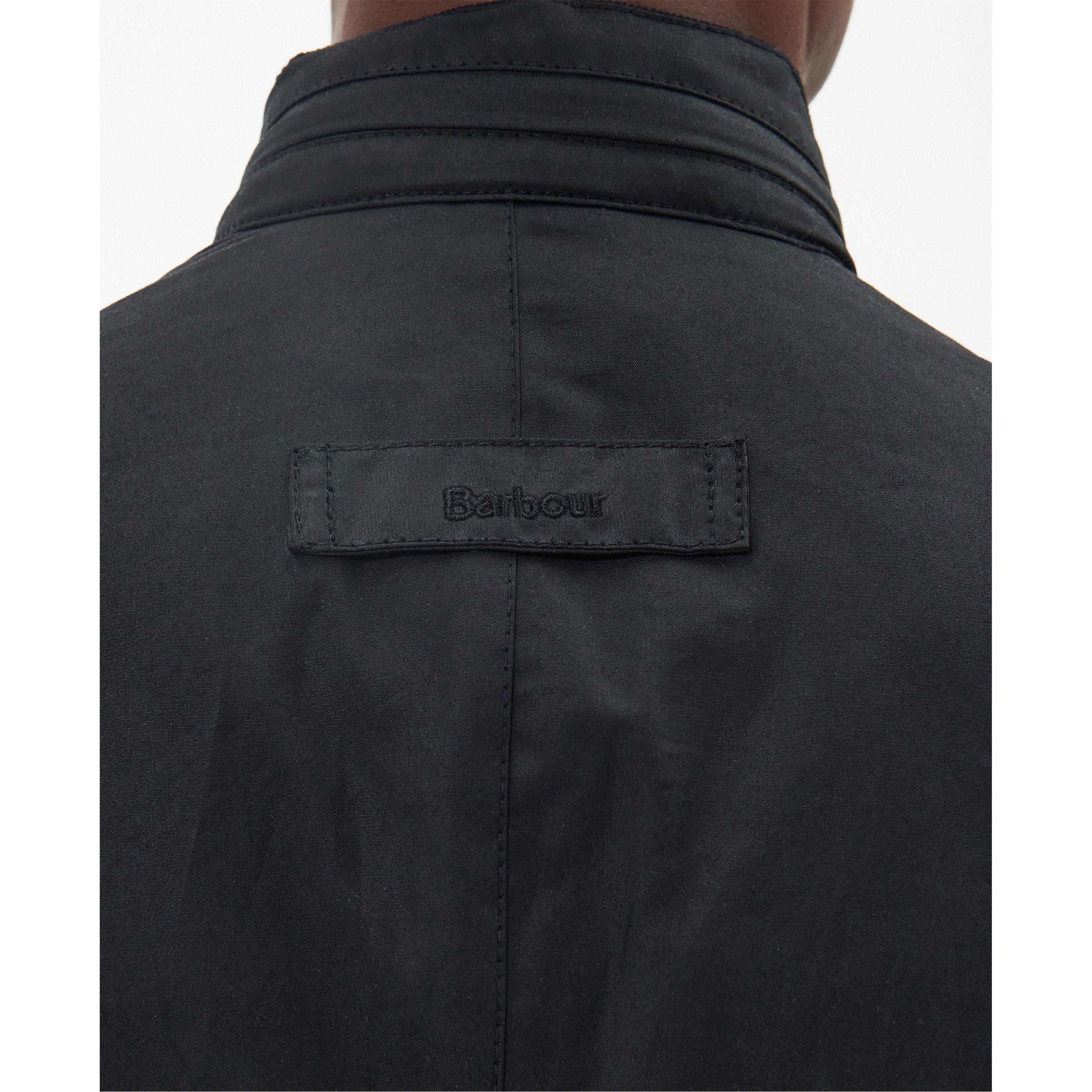 Black BK72 - Barbour - Men's Corbridge Water Resistant Waxed Tailored Fit Wax Jacket - 2
