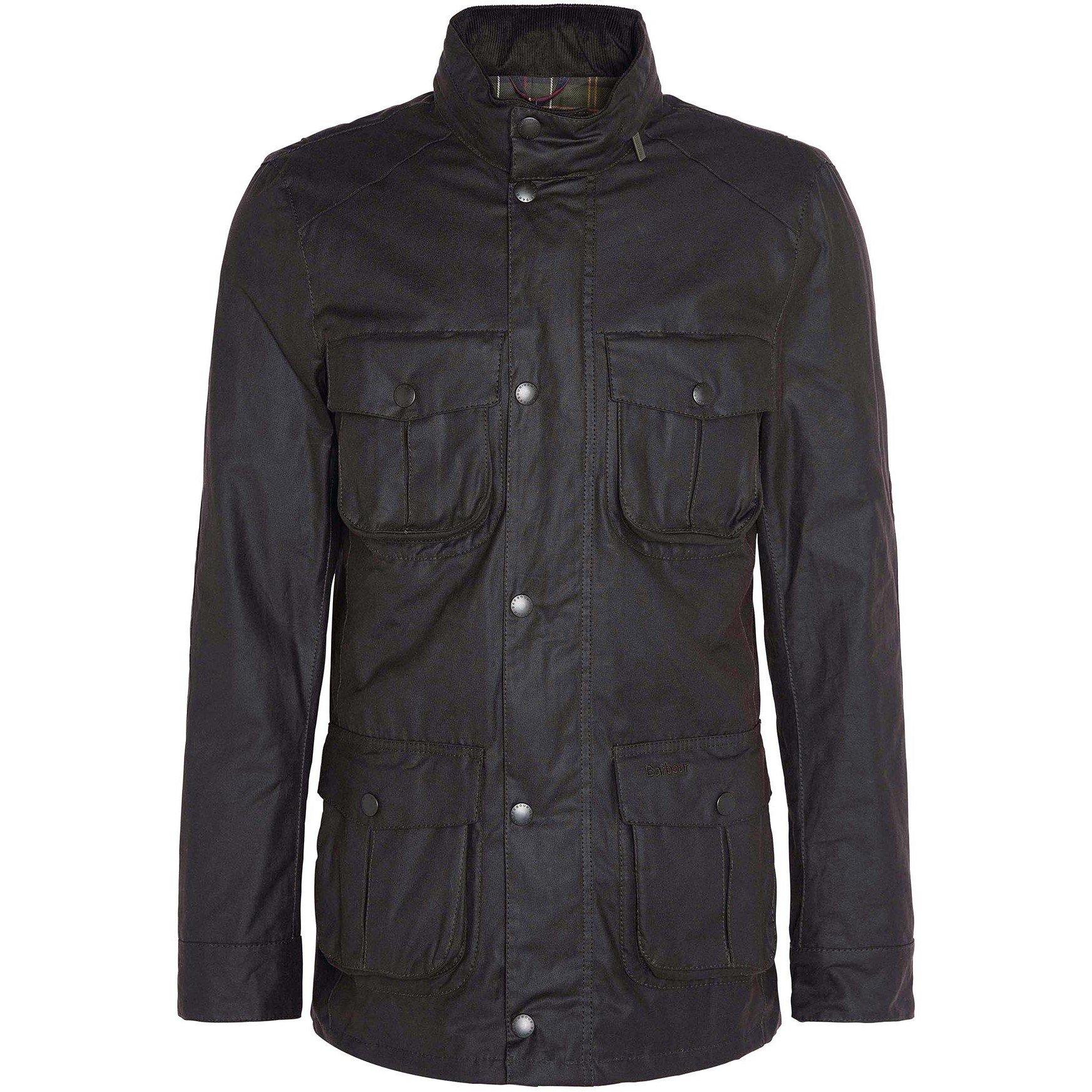 Rustic RU91 - Barbour - Men's Corbridge Water Resistant Waxed Tailored Fit Wax Jacket - 11