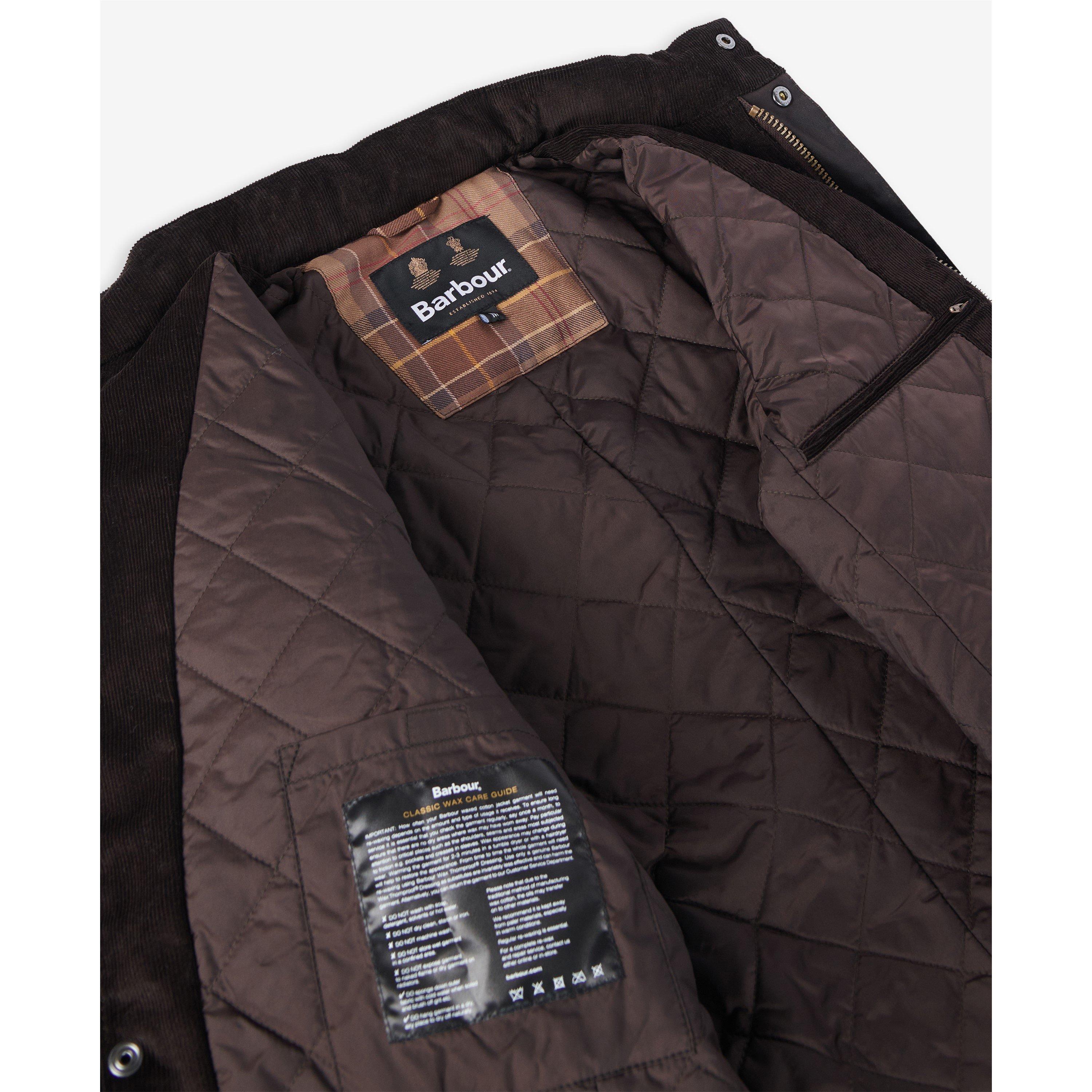 Rustic RU91 - Barbour - Men's Corbridge Water Resistant Waxed Tailored Fit Wax Jacket - 9