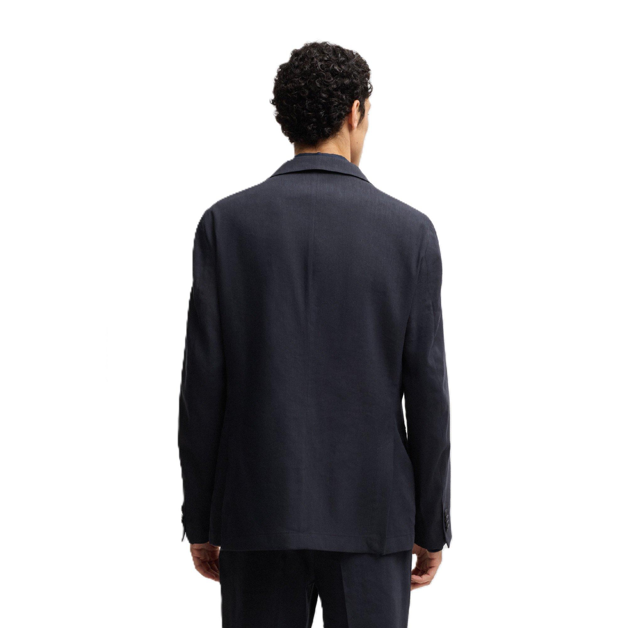 Dark Blue - Boss - P-Hanry-Flaps-Wg-252 10270292 Blazer Mens - 2
