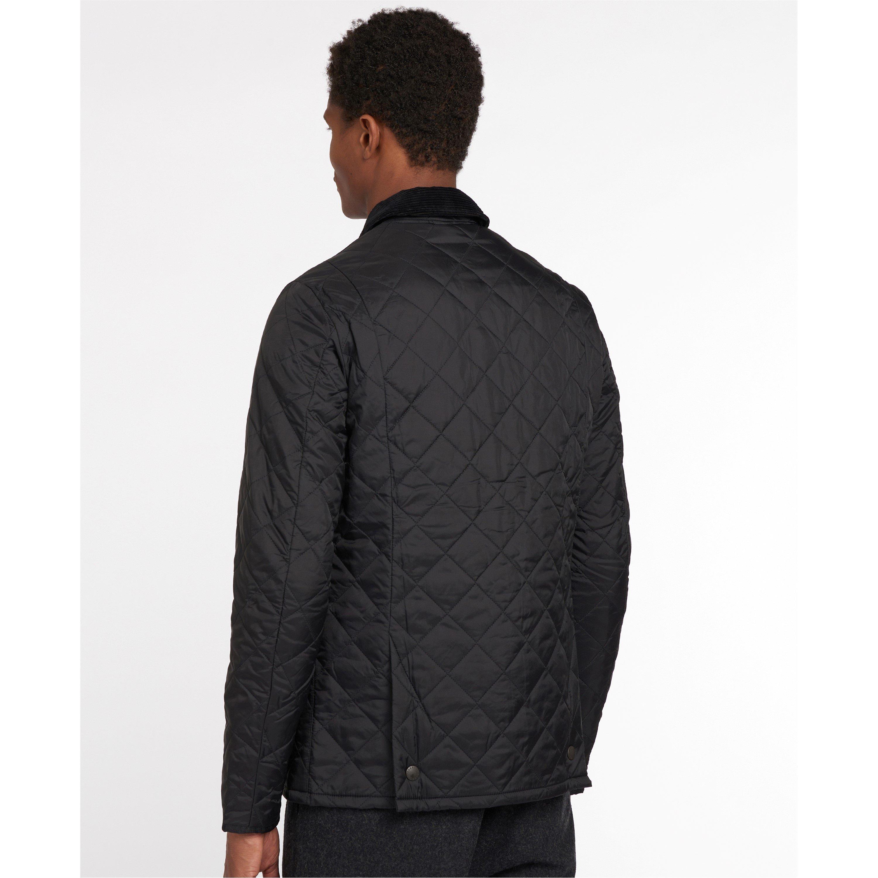 Black BK11 - Barbour - Men's Heritage Liddesdale Diamond Quilted Long Sleeve Quilted Jacket - 4