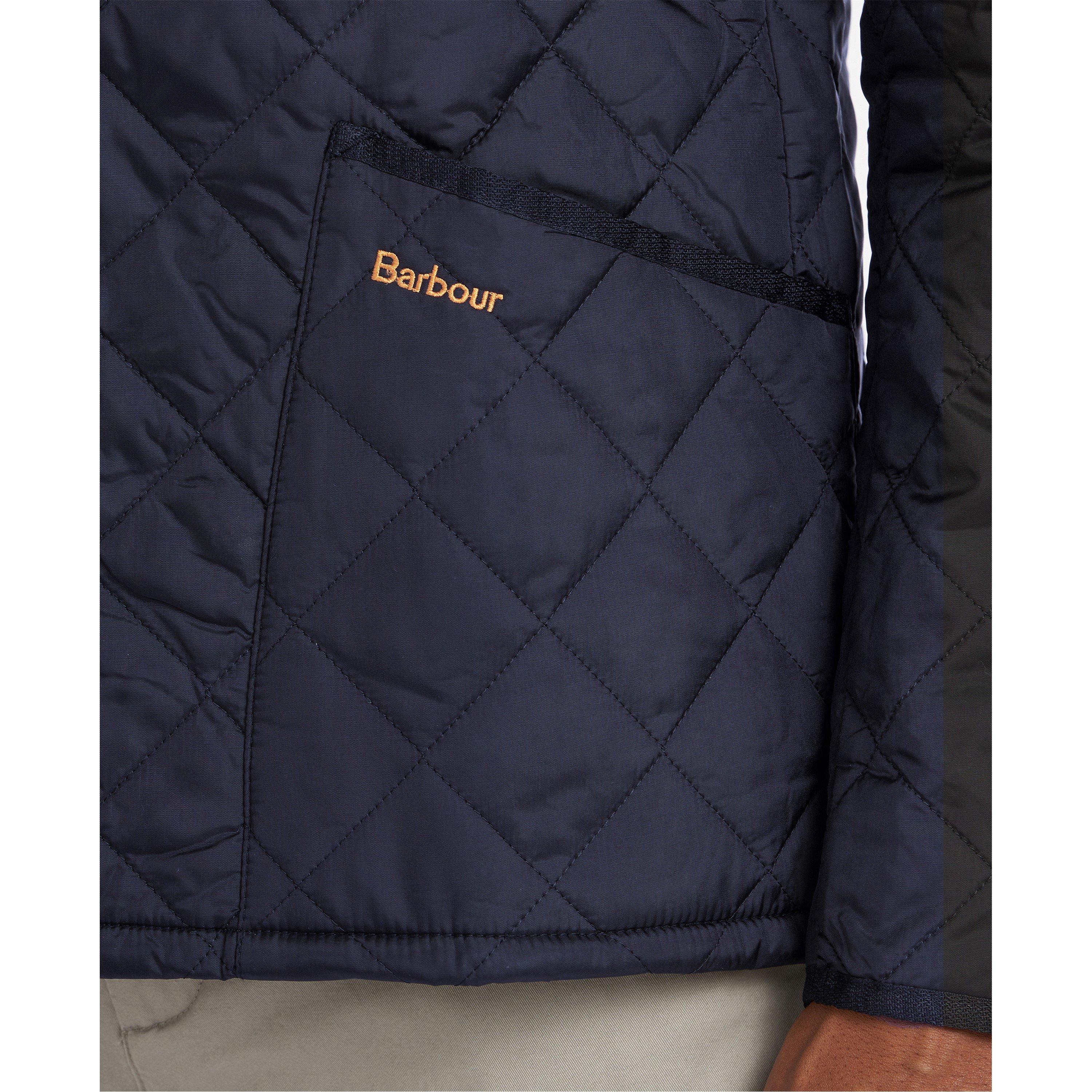 Navy NY92 - Barbour - Men's Heritage Liddesdale Diamond Quilted Long Sleeve Quilted Jacket - 9