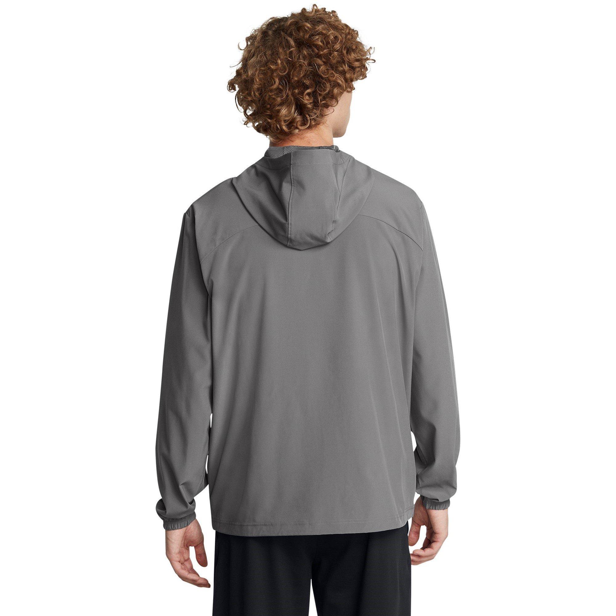 Grigio - Under Armour - Armour Ua Vibe Woven Windbreaker Mens - 4