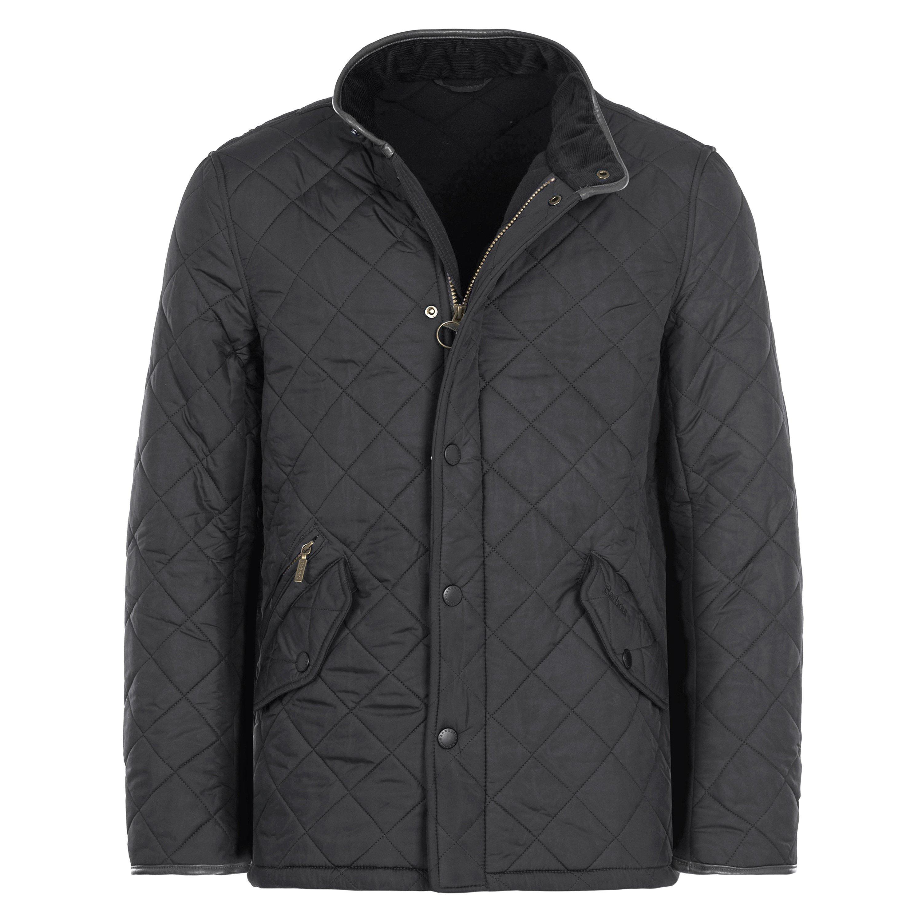 Black BK11 - Barbour - Mens Powell Jacket - 1