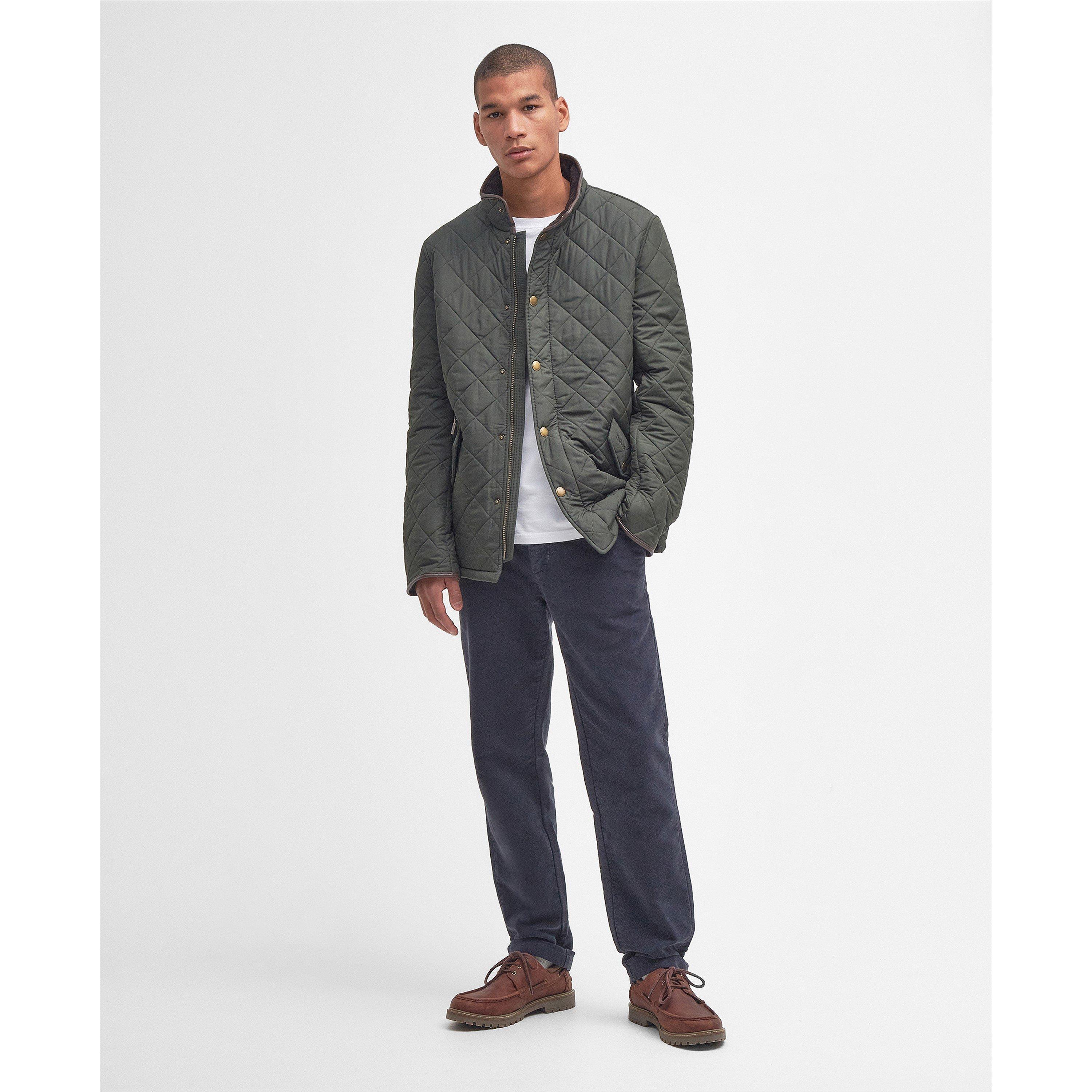 Sage GN72 - Barbour - Mens Powell Jacket - 3