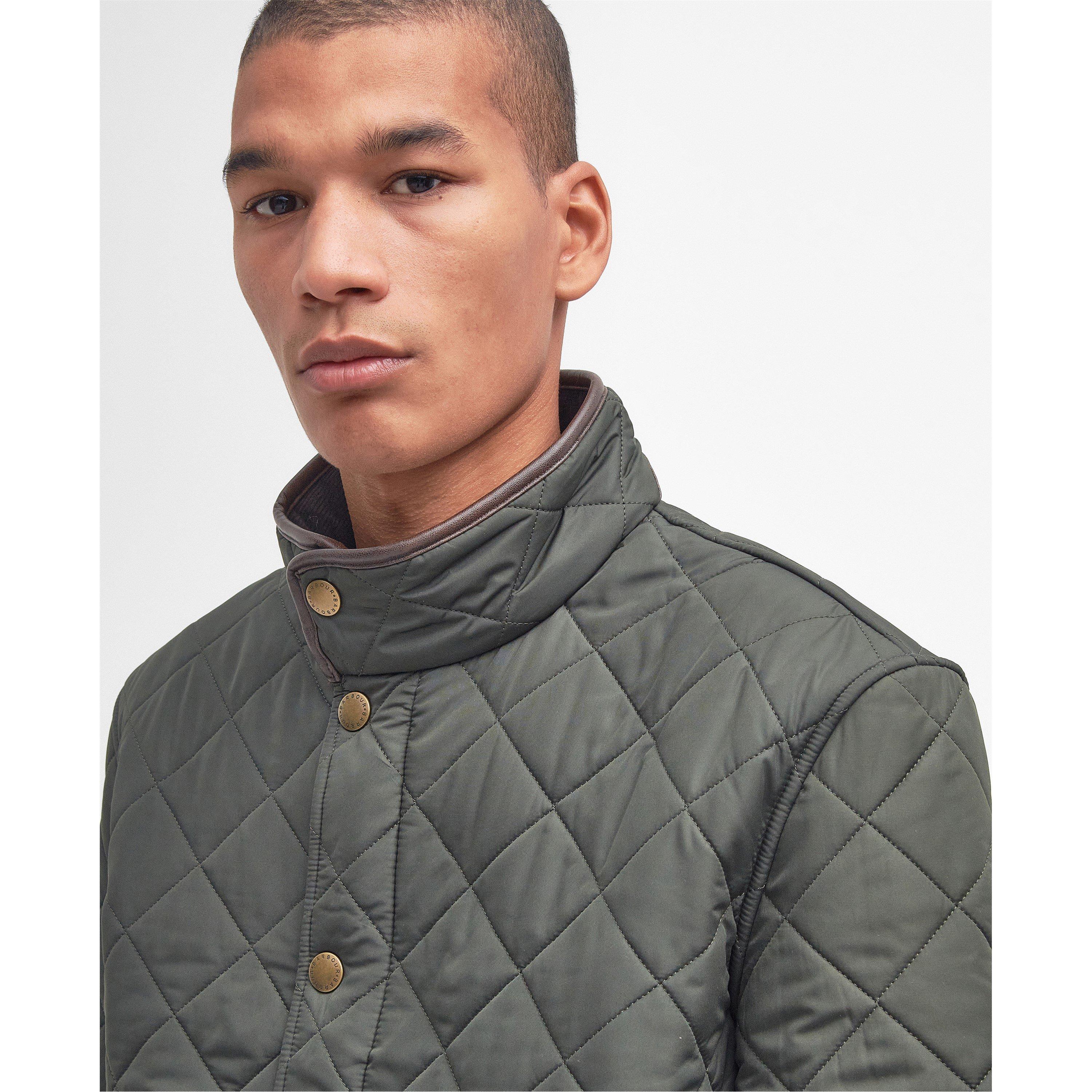 Sage GN72 - Barbour - Mens Powell Jacket - 4