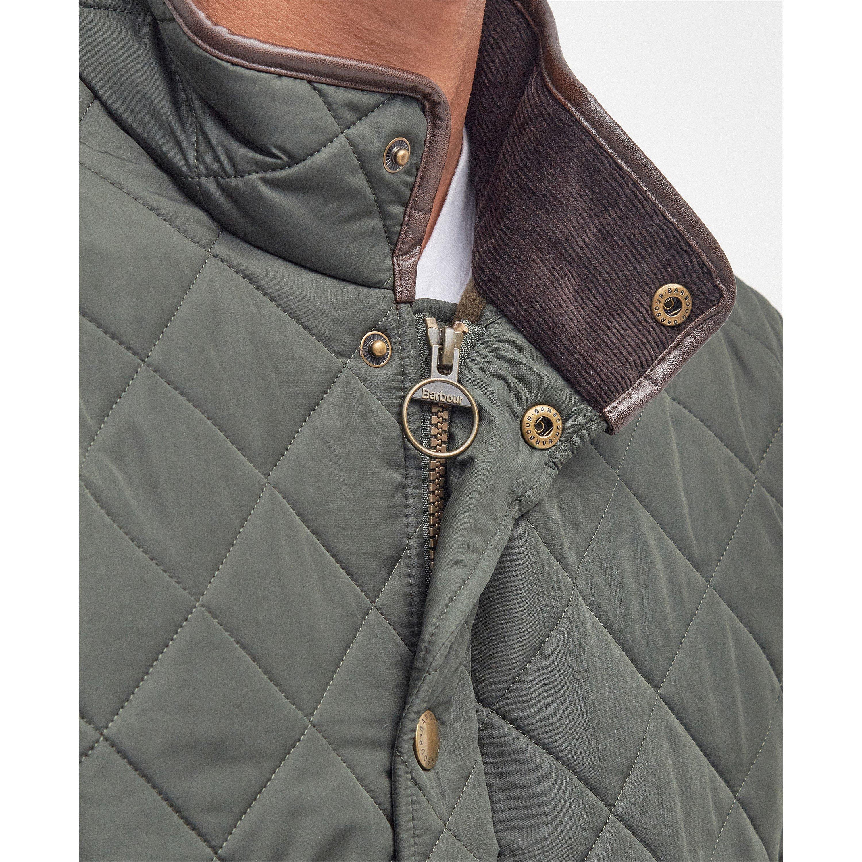 Sage GN72 - Barbour - Mens Powell Jacket - 5