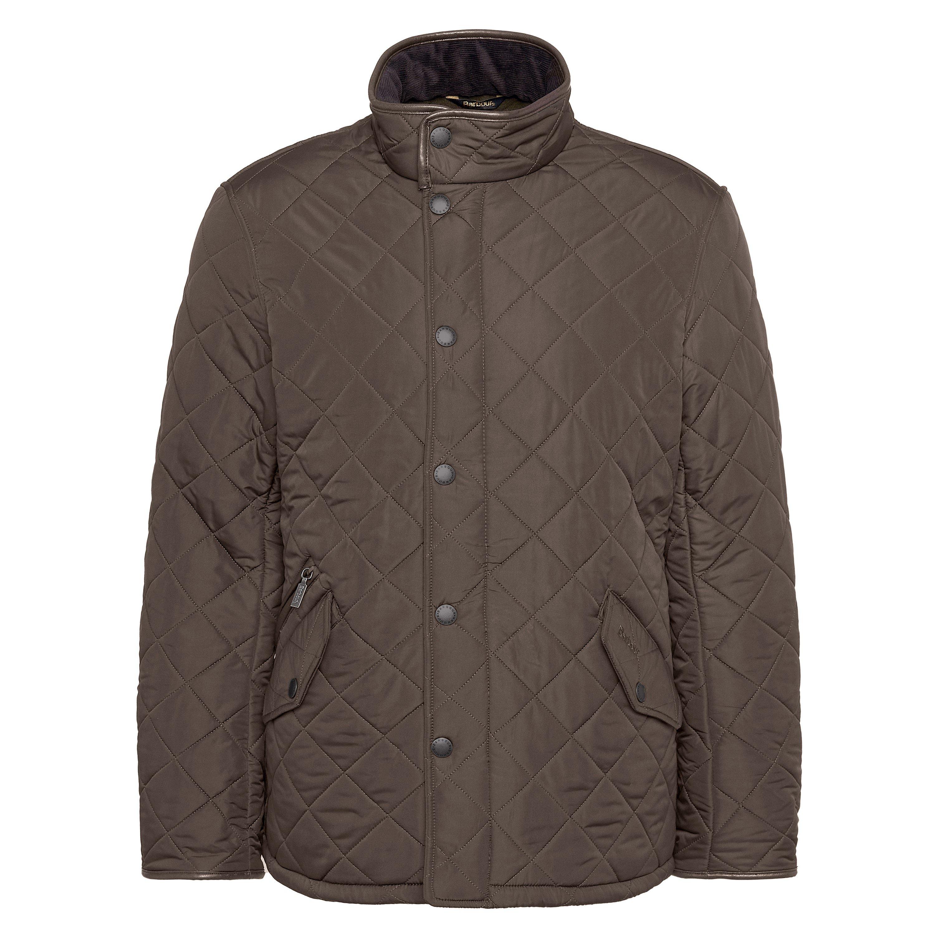 Barbour Men's Powell Jacket - Olive Ol51 - XL