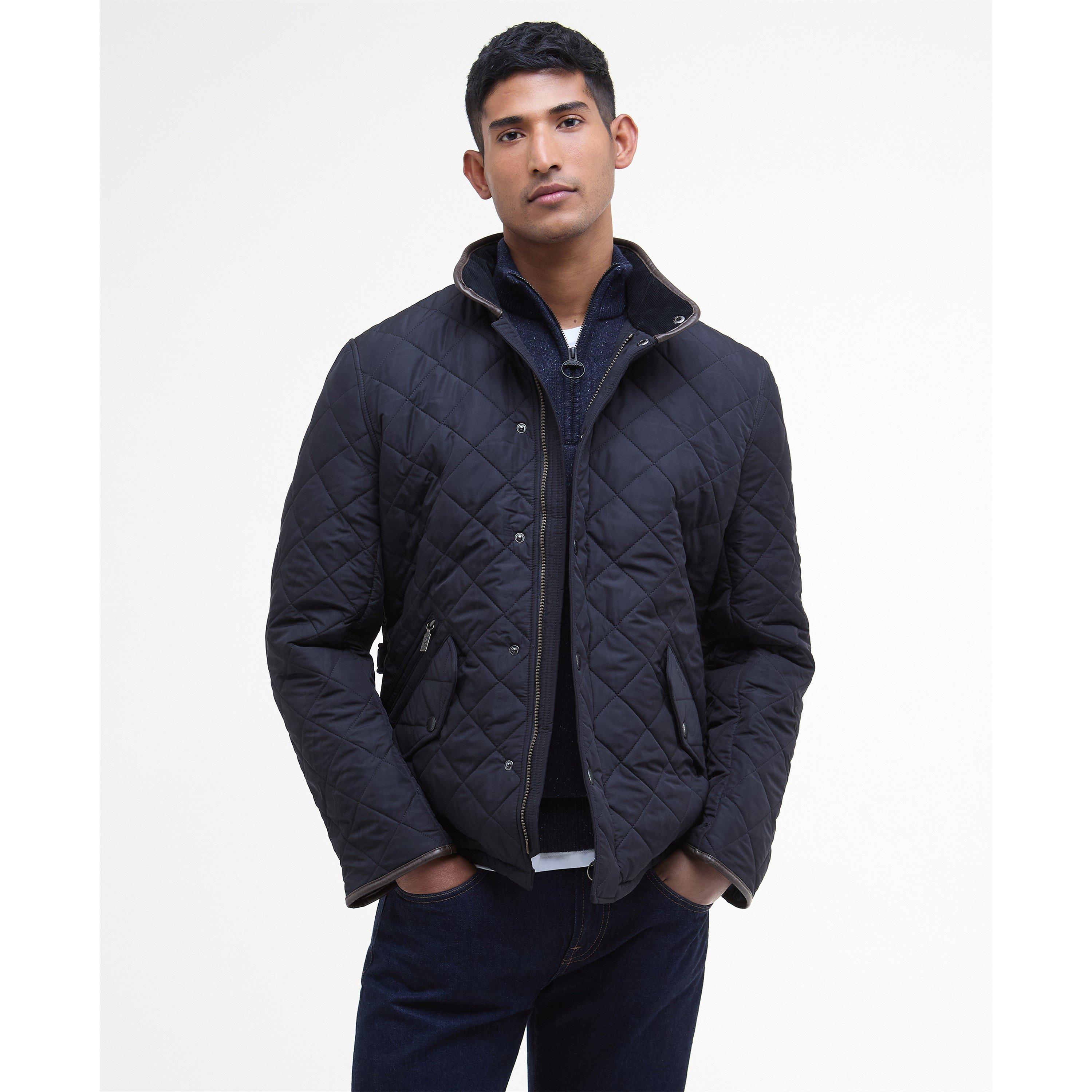 Navy NY71 - Barbour - Mens Powell Jacket - 2