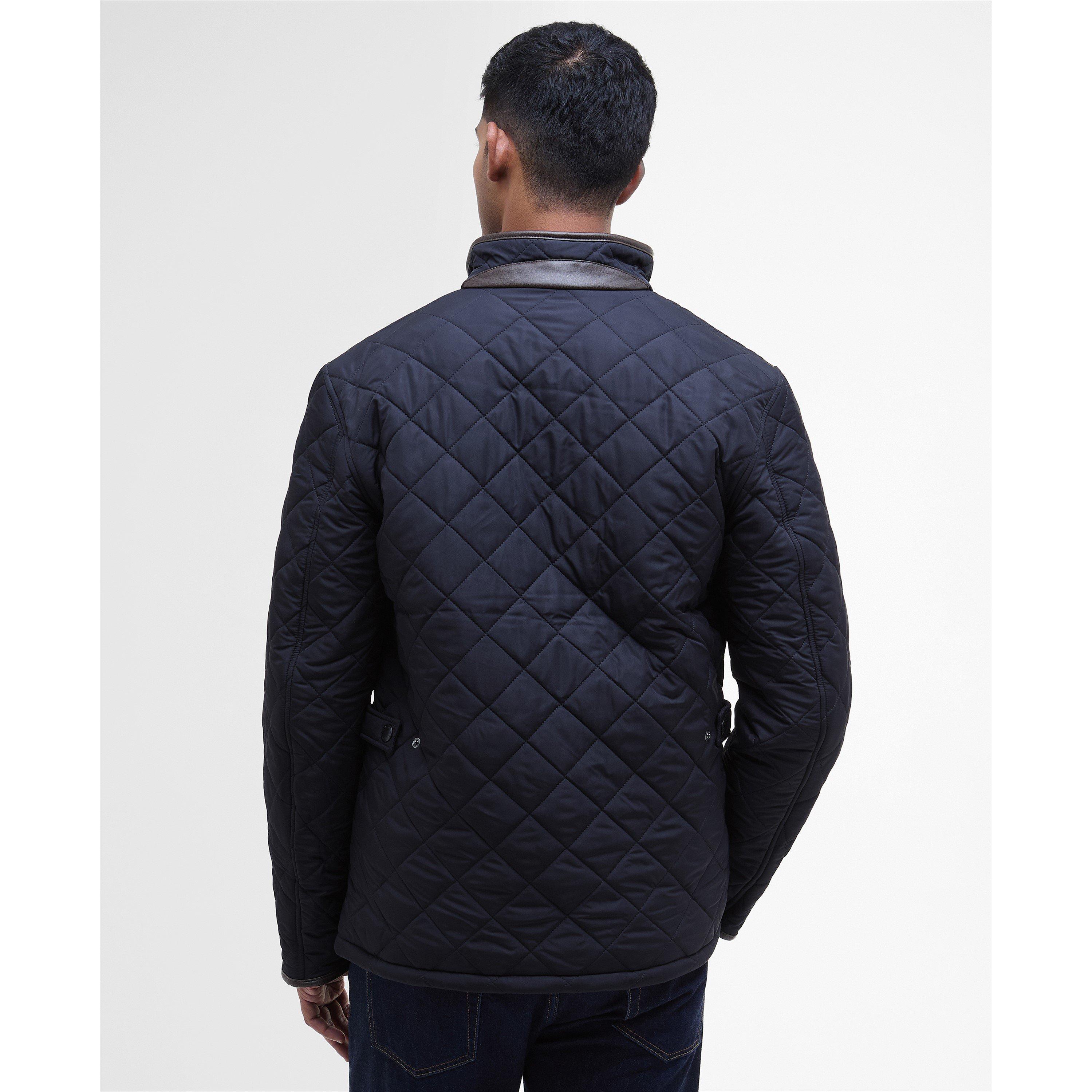 Navy NY71 - Barbour - Mens Powell Jacket - 3