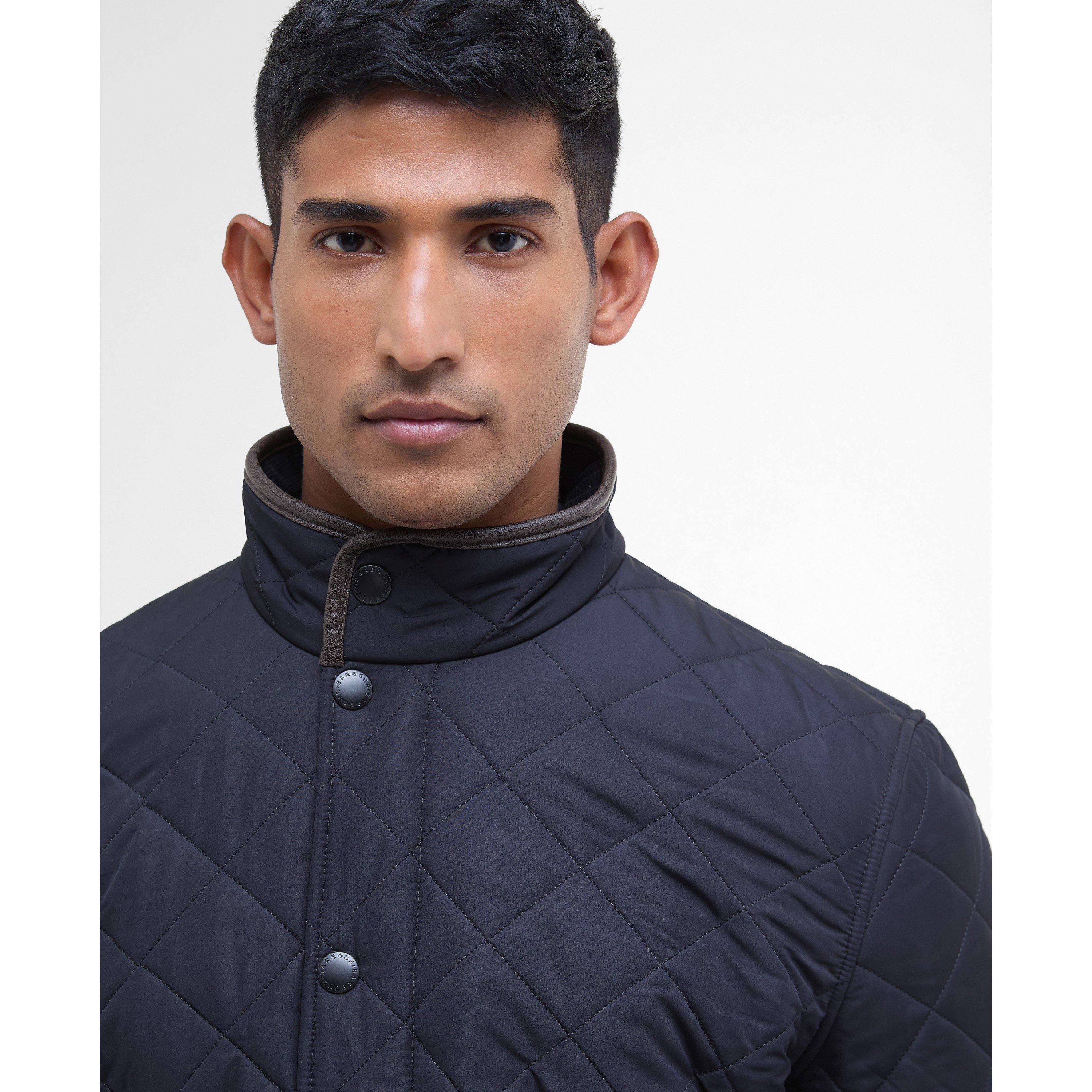Navy NY71 - Barbour - Mens Powell Jacket - 4