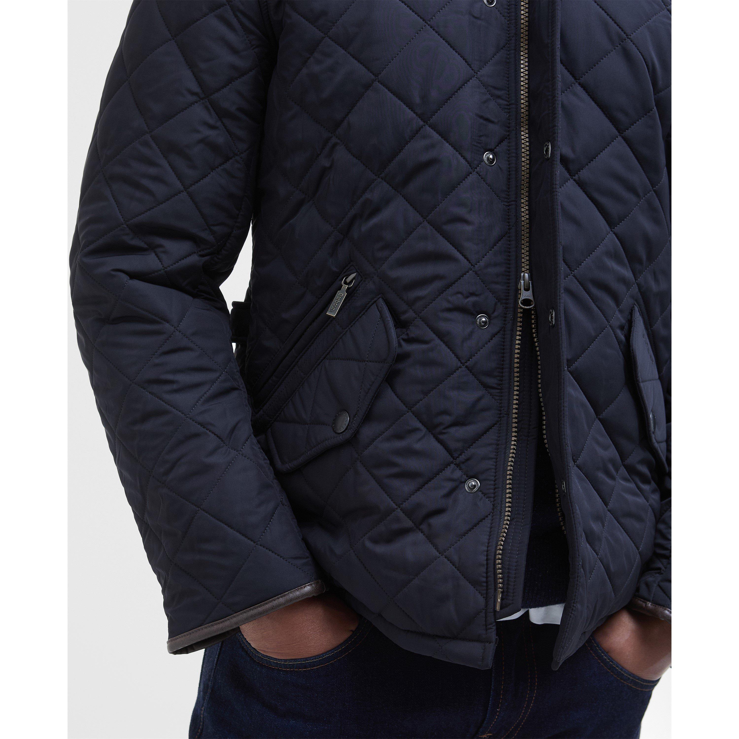 Navy NY71 - Barbour - Mens Powell Jacket - 6