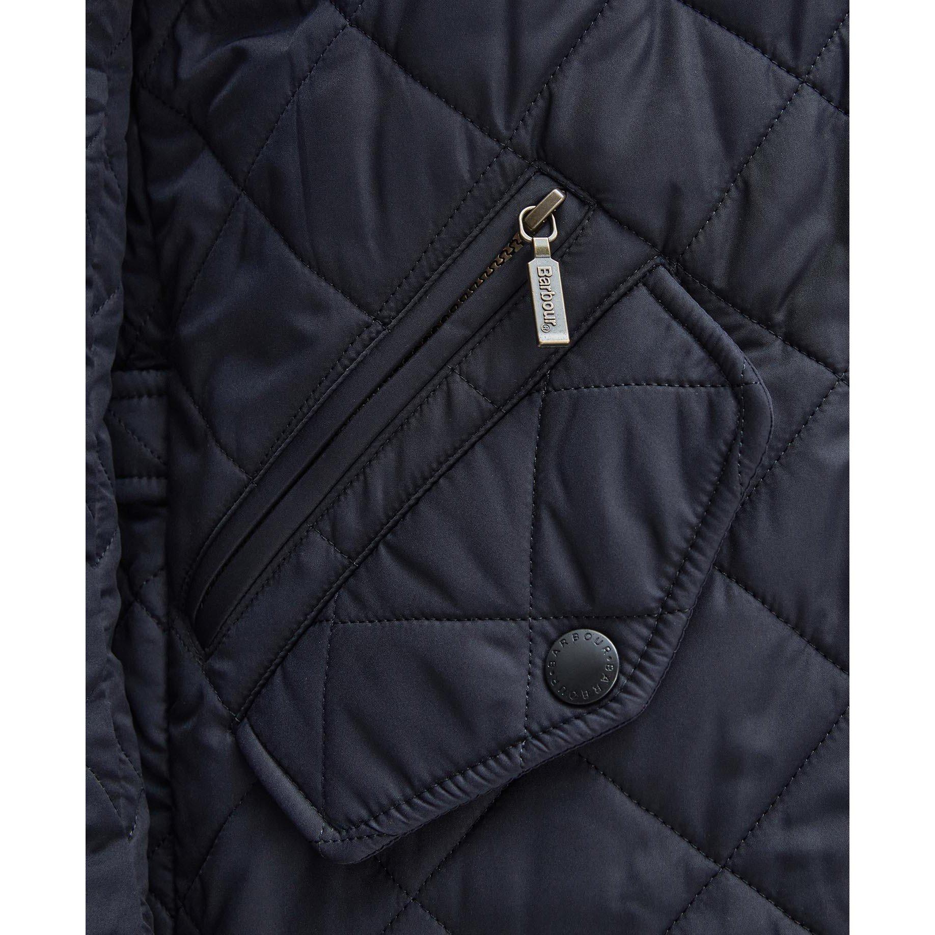 Navy NY71 - Barbour - Mens Powell Jacket - 10