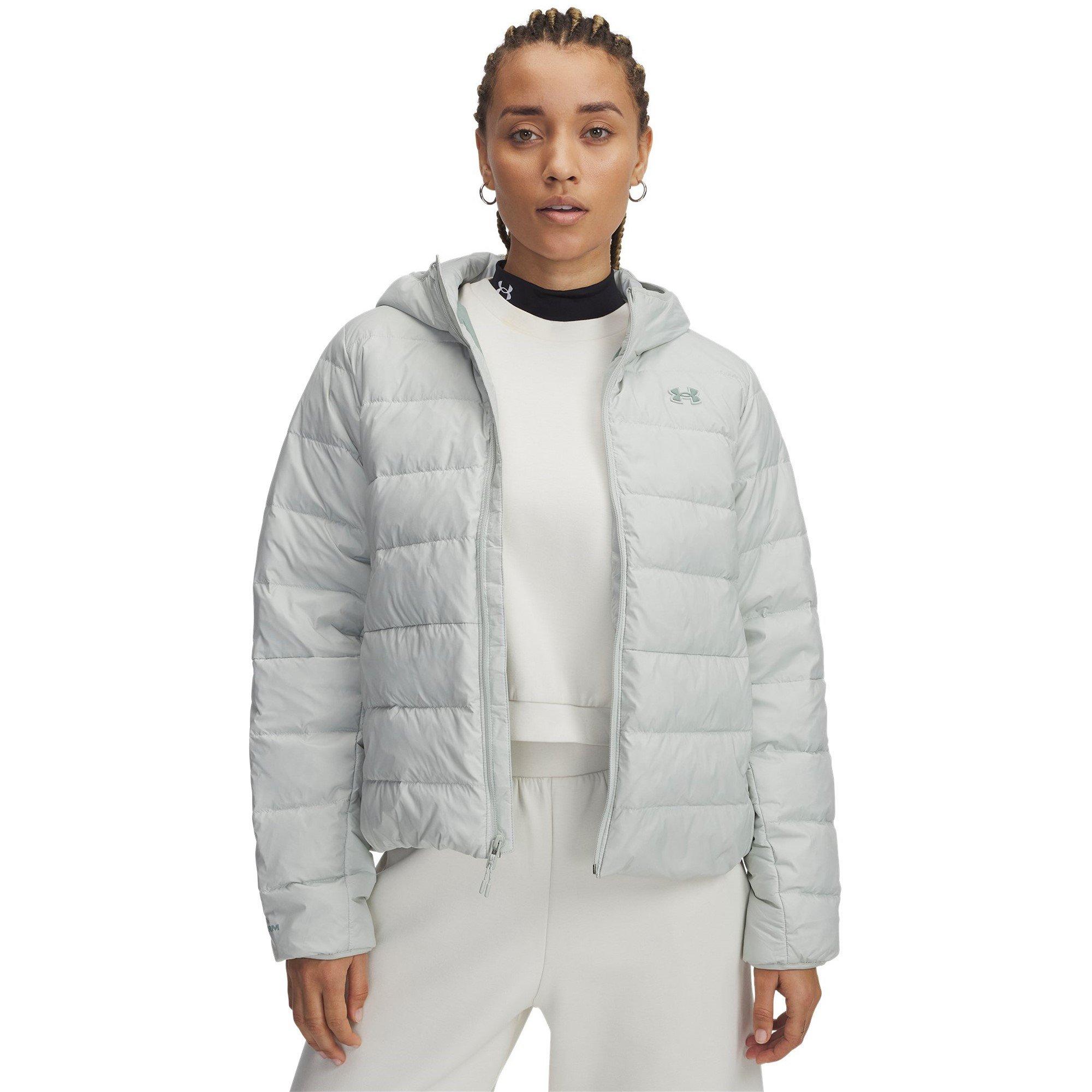Under Armour Women's Legend Hooded Down Jacket - Green - 10 (S)