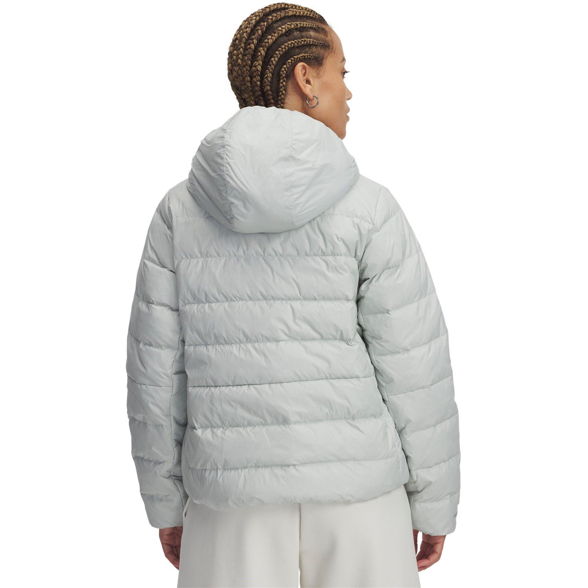 Green - Under Armour - Women's Legend Hooded Down Jacket - 2