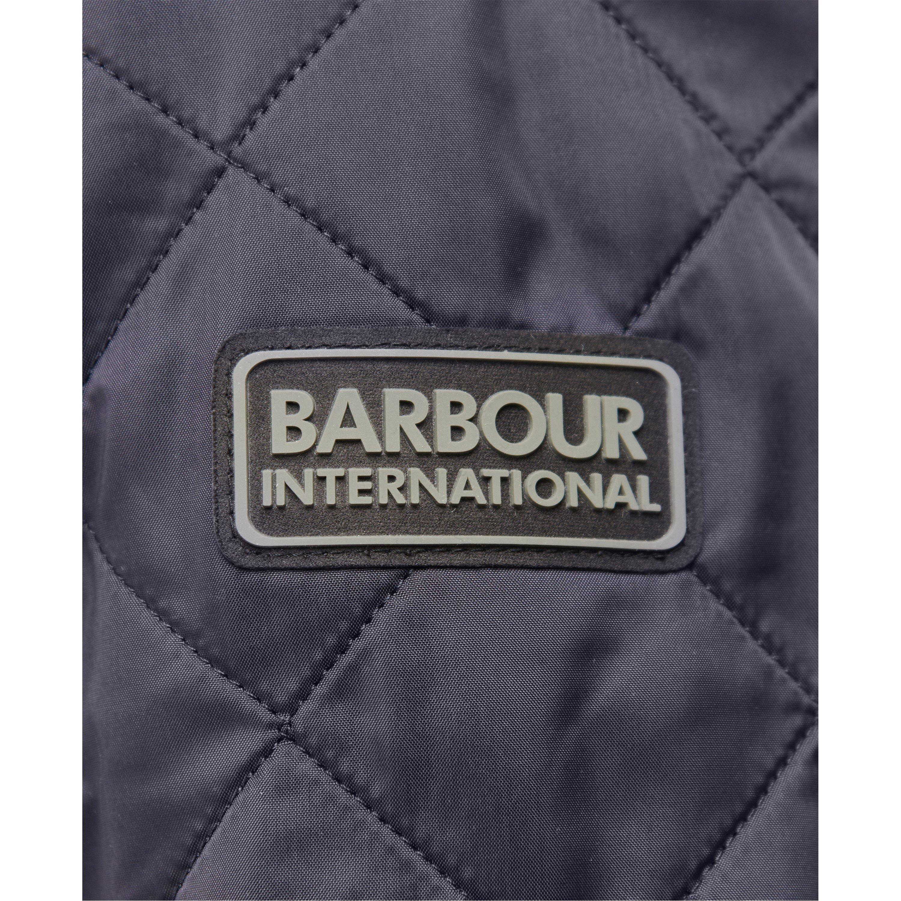 Navy NY91 - Barbour International - Mens Ariel Polarquilt Jacket - 6