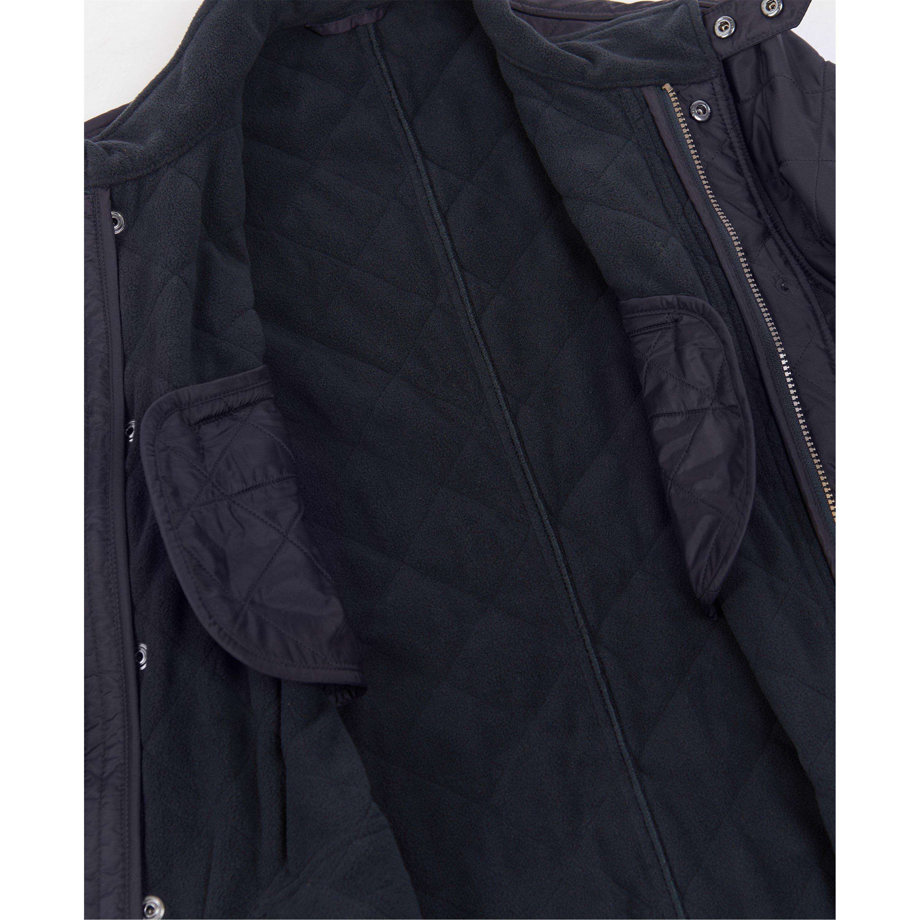 Navy NY91 - Barbour International - Mens Ariel Polarquilt Jacket - 9