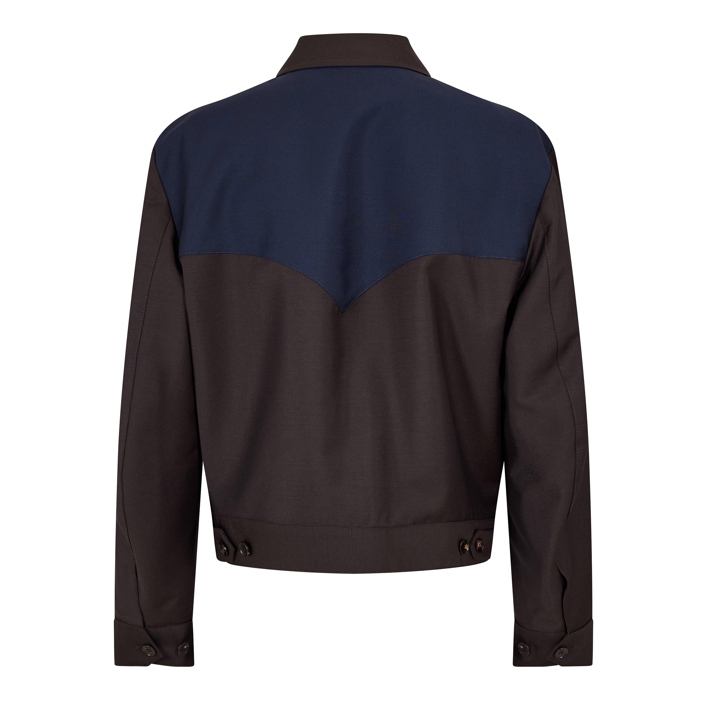 Chocolate/Navy - Versace - Versace MhairBlouson Sn62 - 2