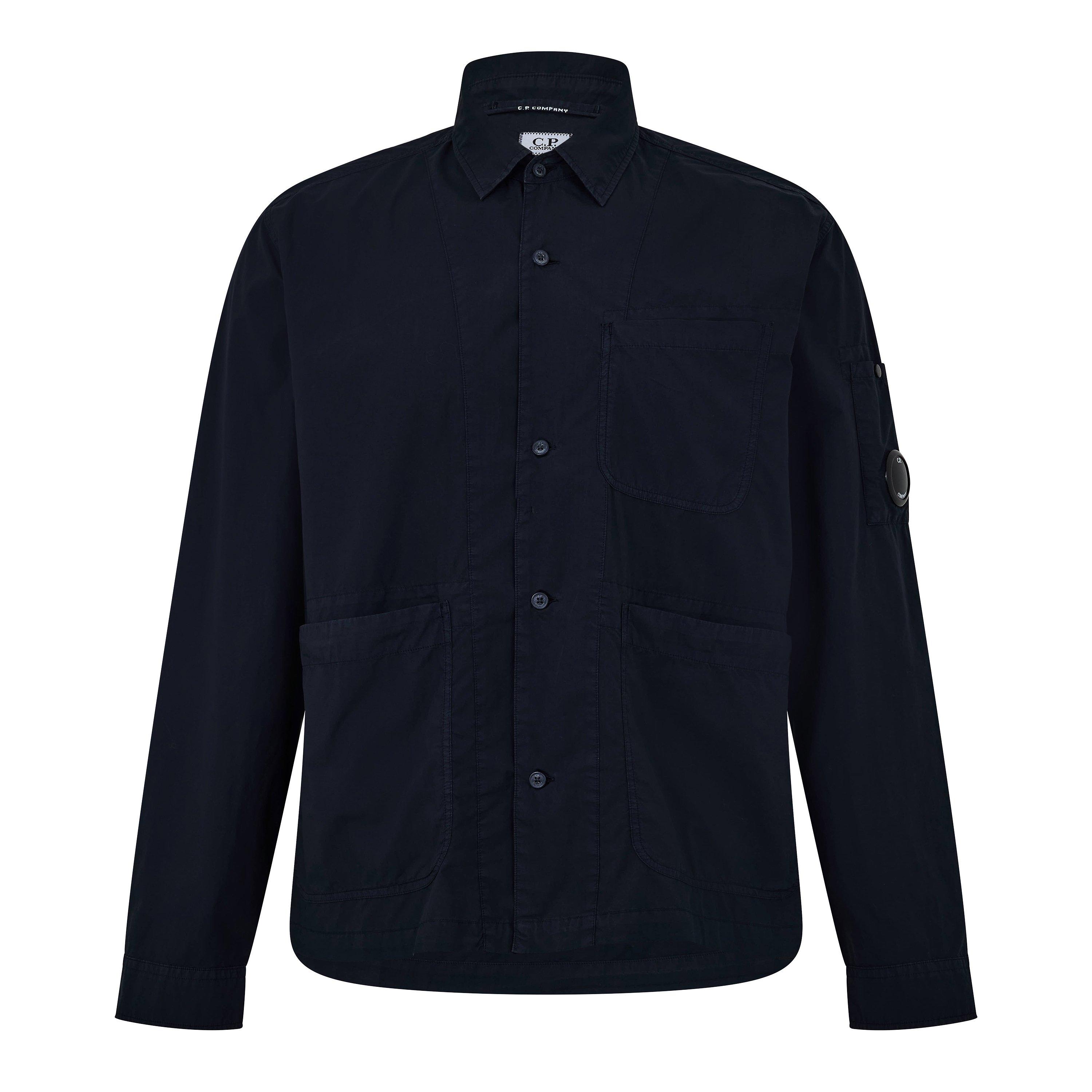 Cp Company Men's Overshirt - Ttl Eclipse 888 - L (50)