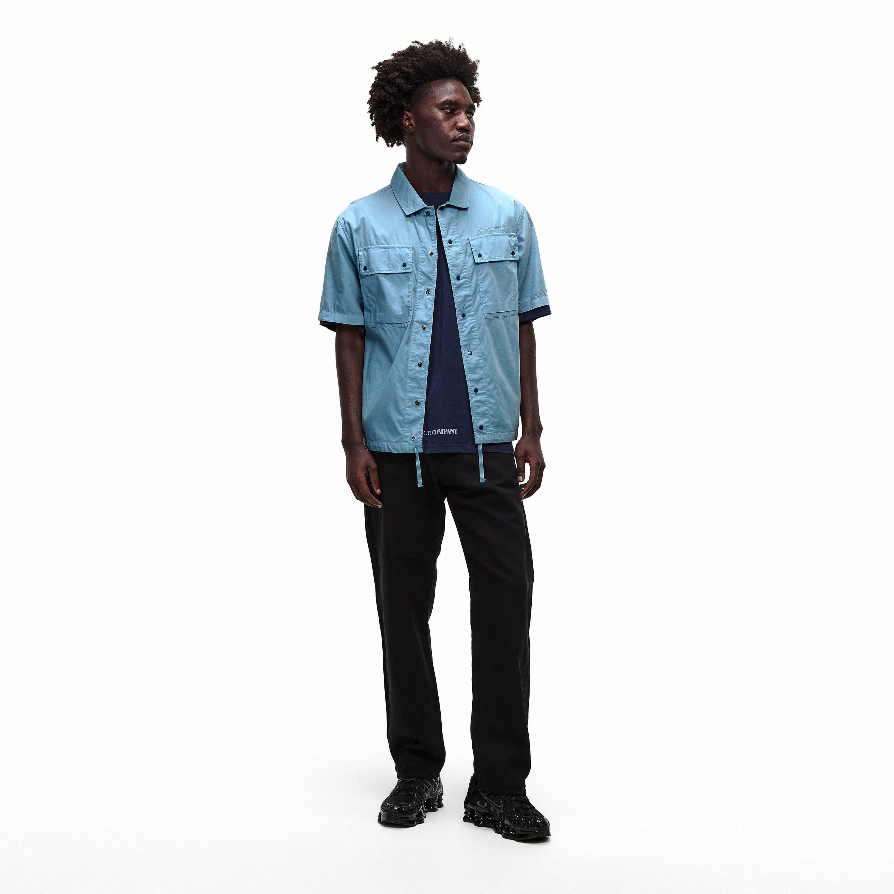 Silver Blue 809 - CP Company - Men's Overshirt - 6