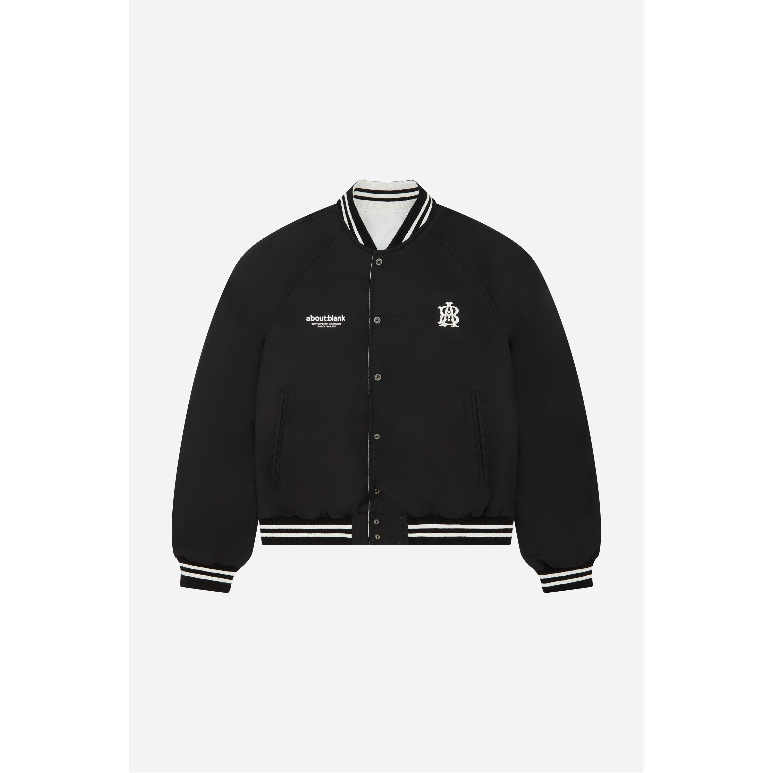 Black/Ecru - about:blank - Men's Bomber Jacket - 1