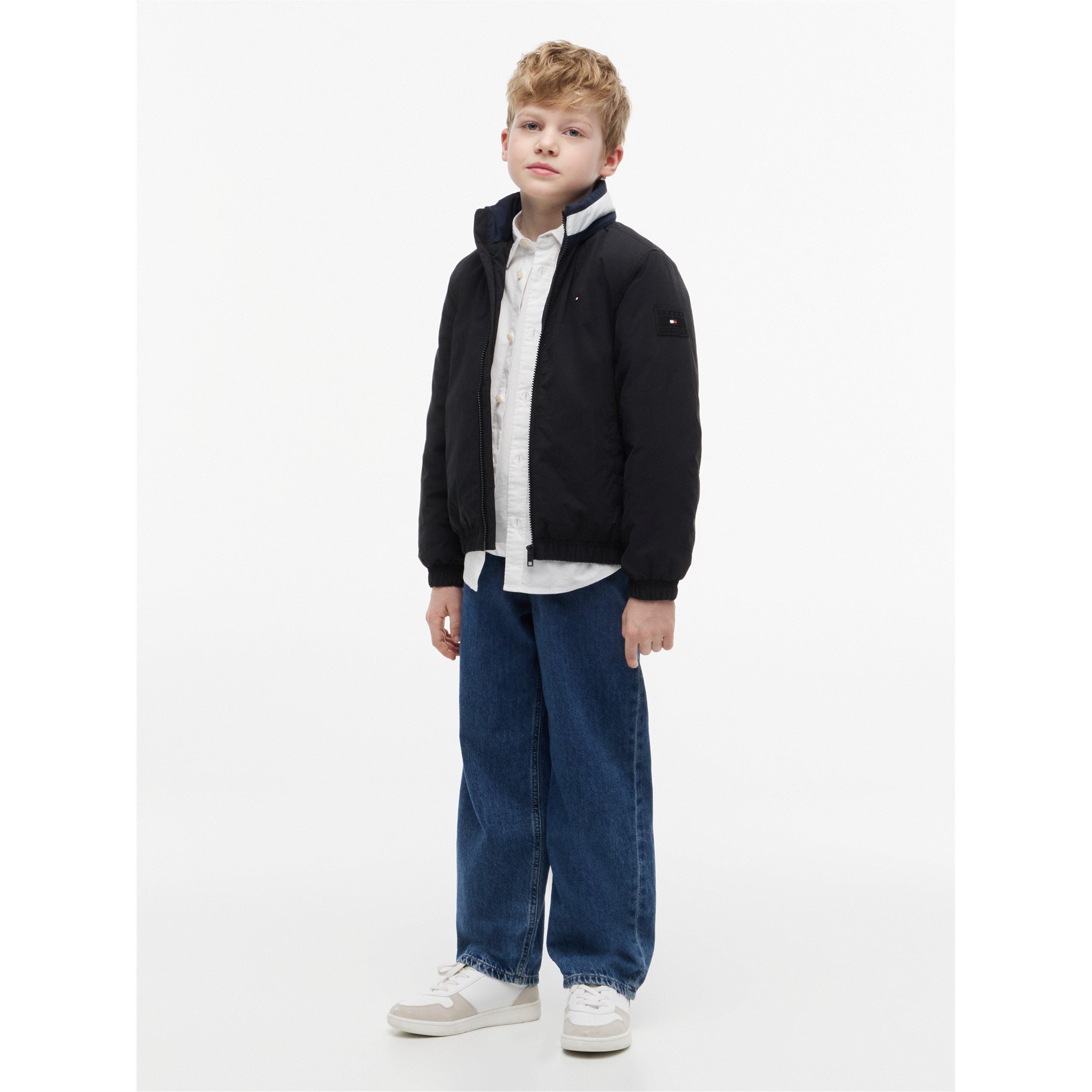 Black BDS - Tommy Hilfiger - Kids' Windbreaker - 3