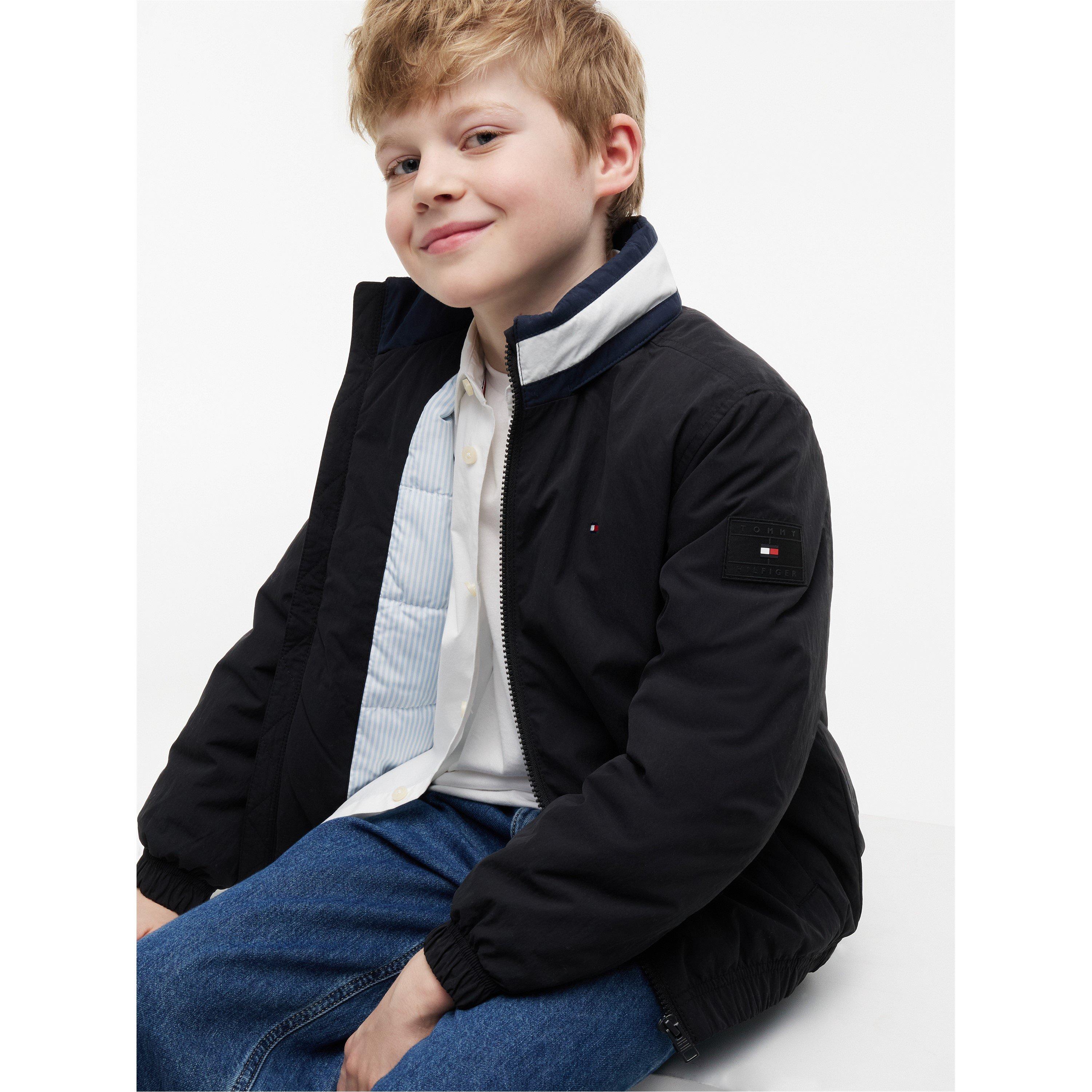 Black BDS - Tommy Hilfiger - Kids' Windbreaker - 4