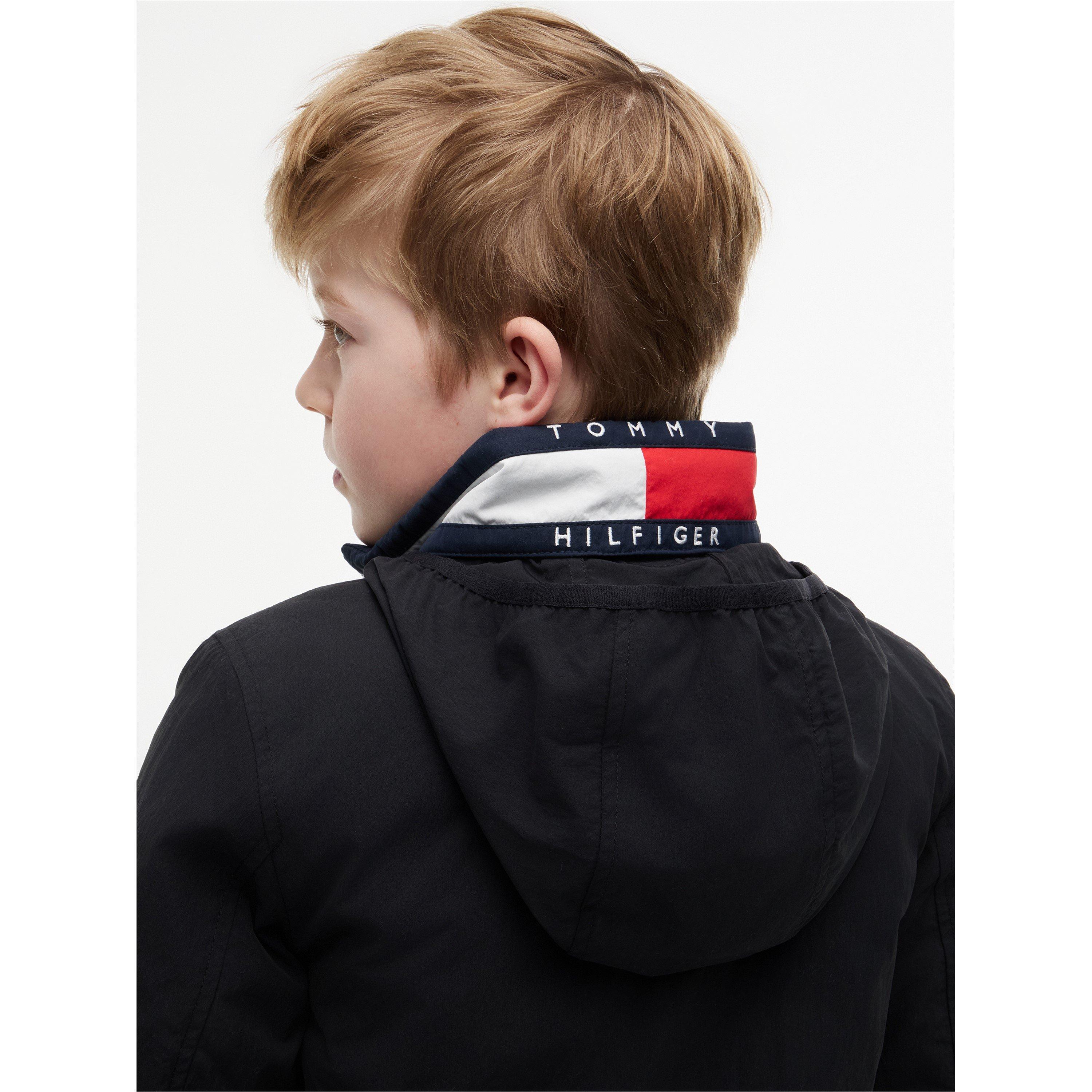 Black BDS - Tommy Hilfiger - Kids' Windbreaker - 5