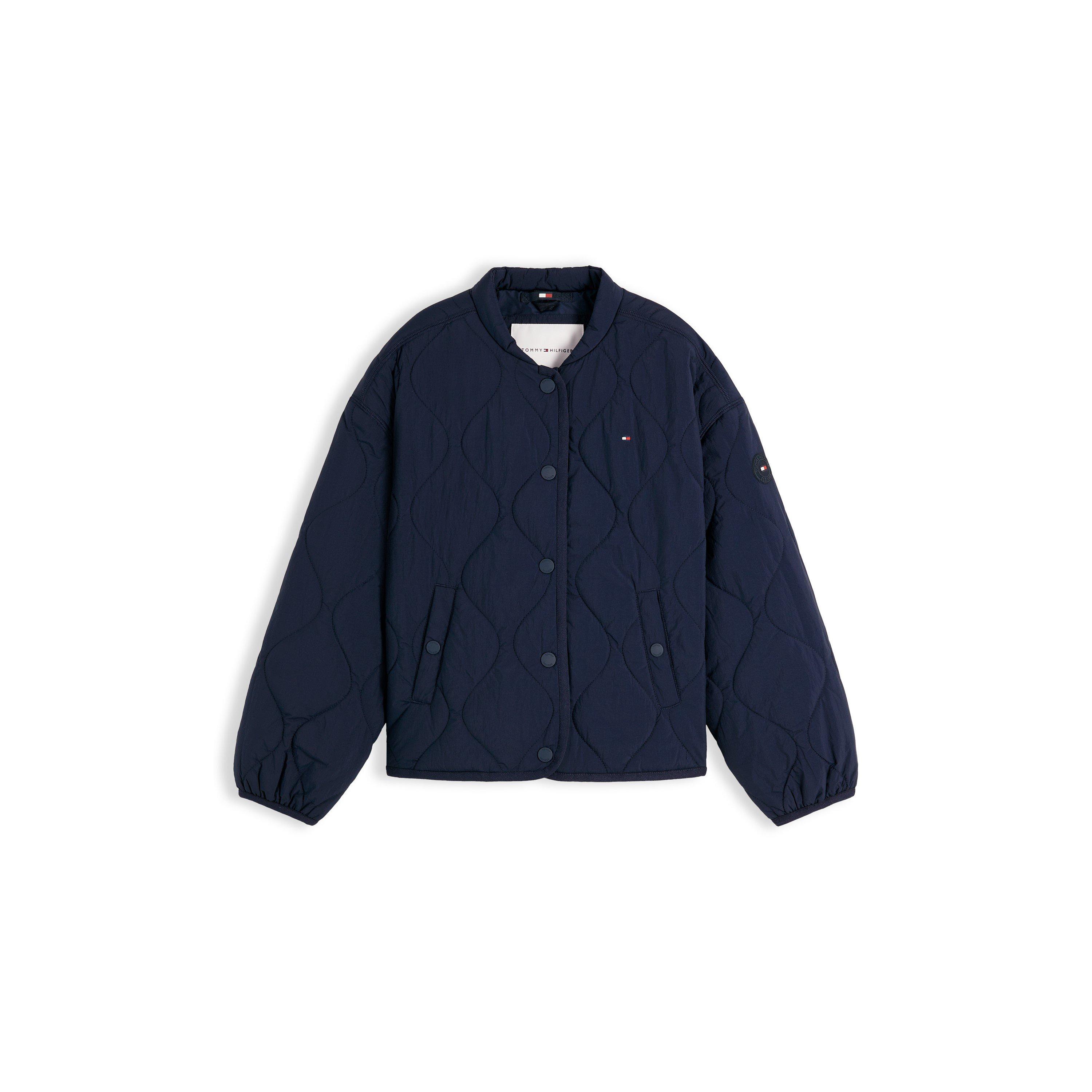 Tommy Hilfiger Kids' Quilted Jacket - Night Navy 0GZ - Size 12Y