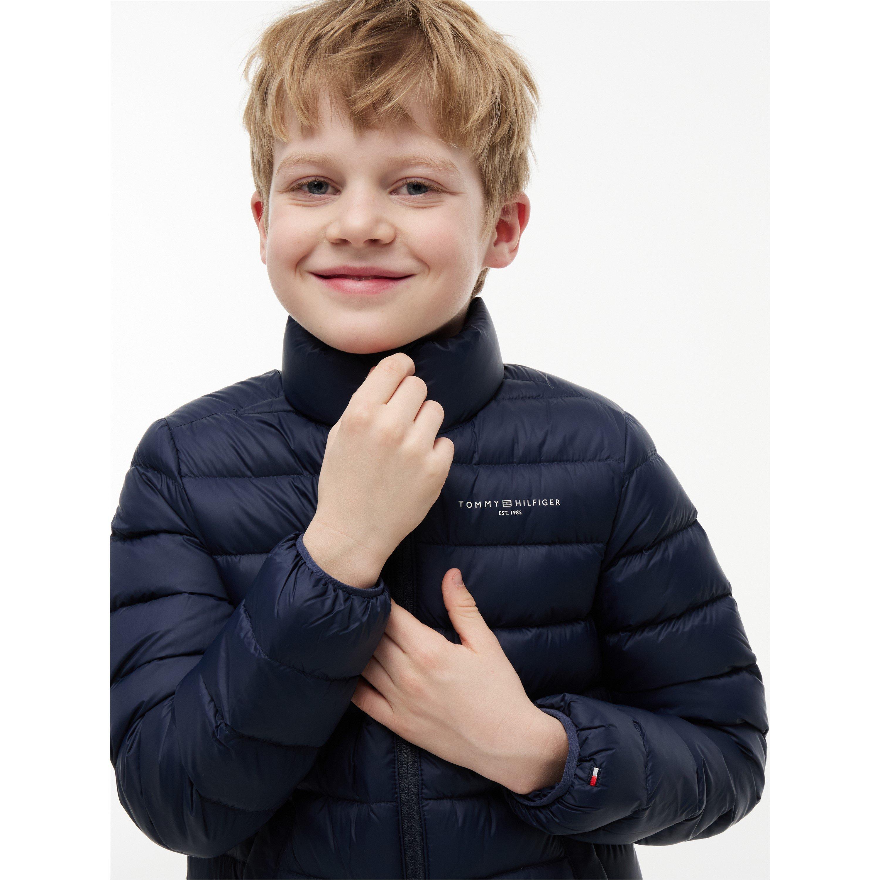 Night Navy C1G - Tommy Hilfiger - Kids' Short Puffer Jacket - 4