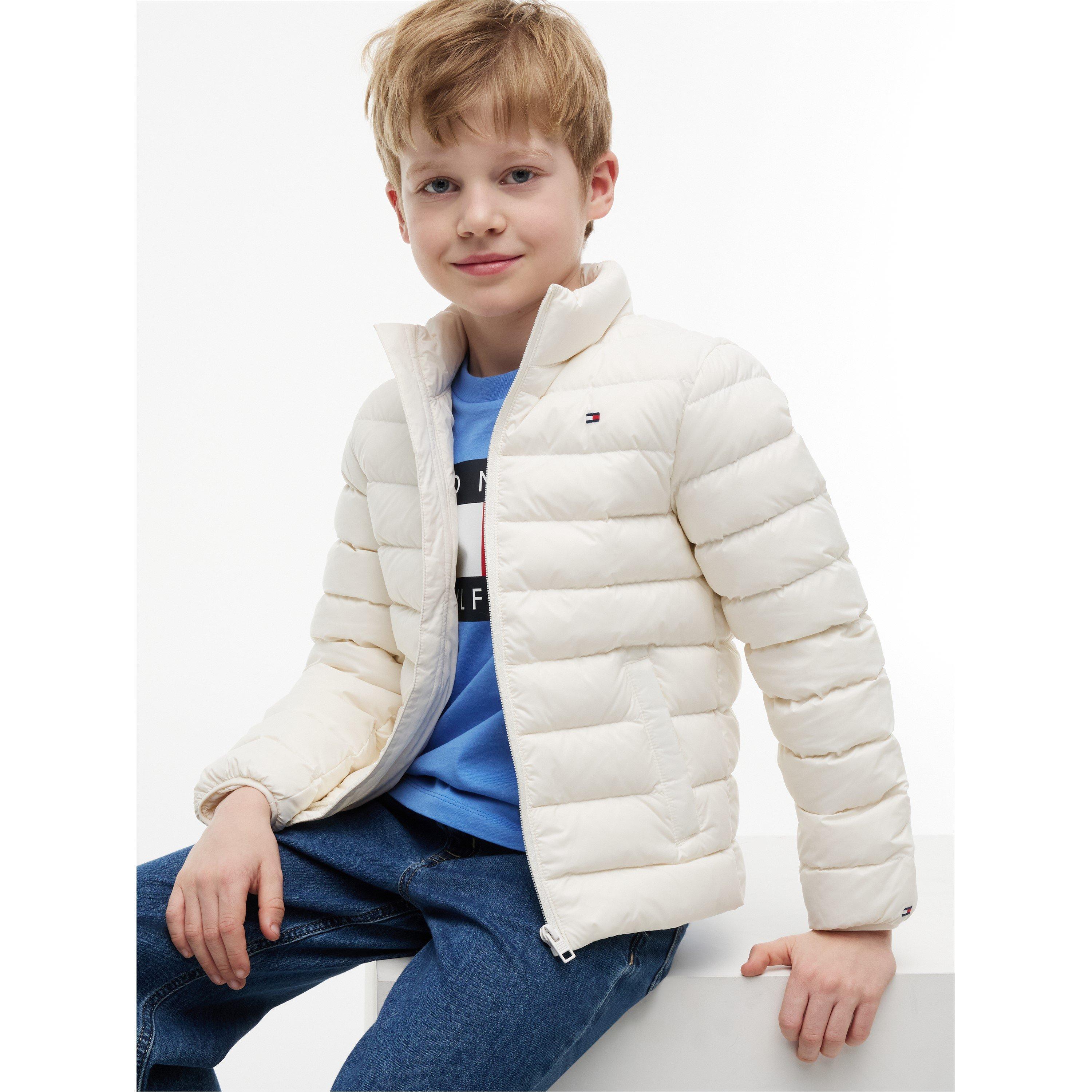White YBH - Tommy Hilfiger - Kids' Short Puffer Jacket - 2