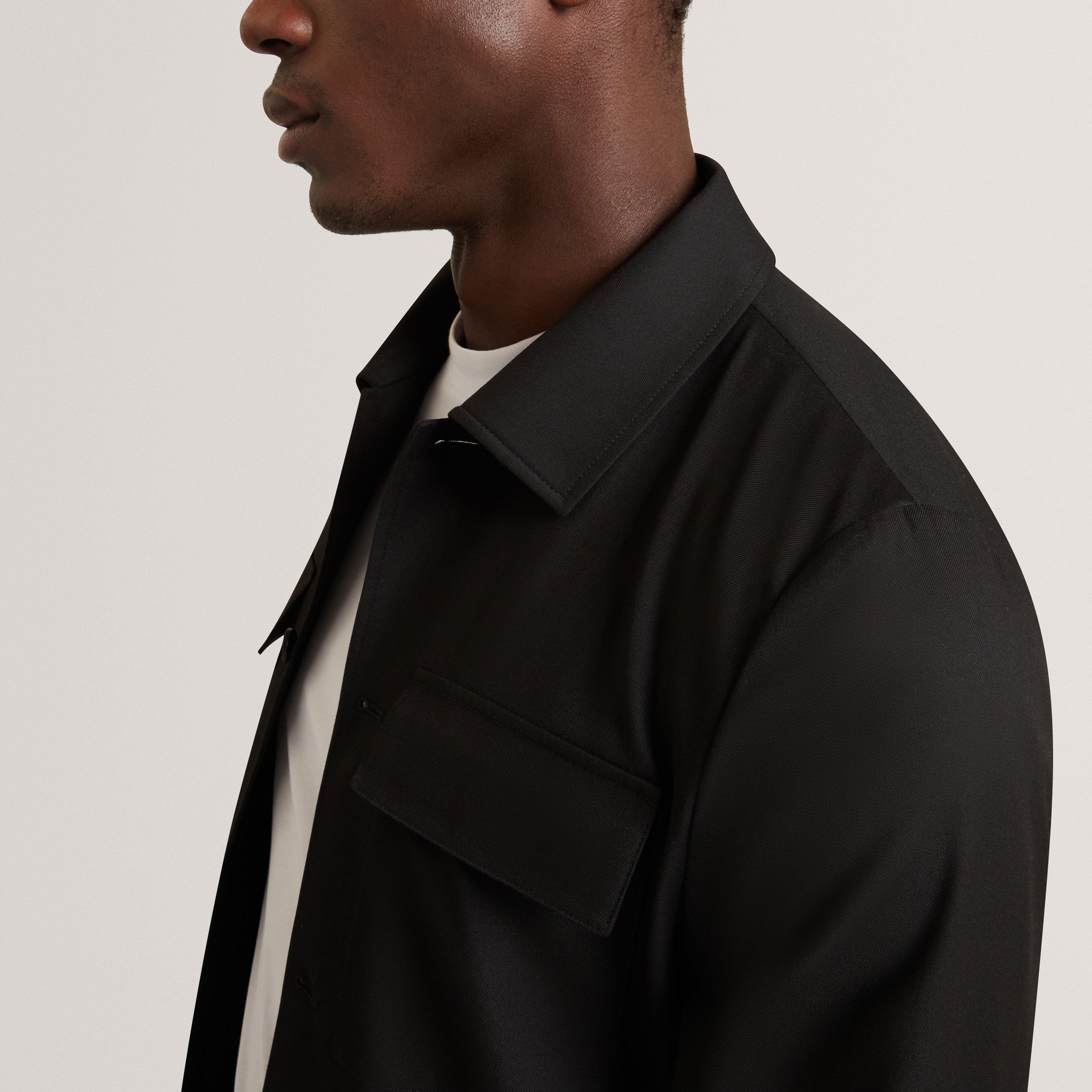 Zwart - Ted Baker - Ted Baker Slim Fit Overshirt - 5