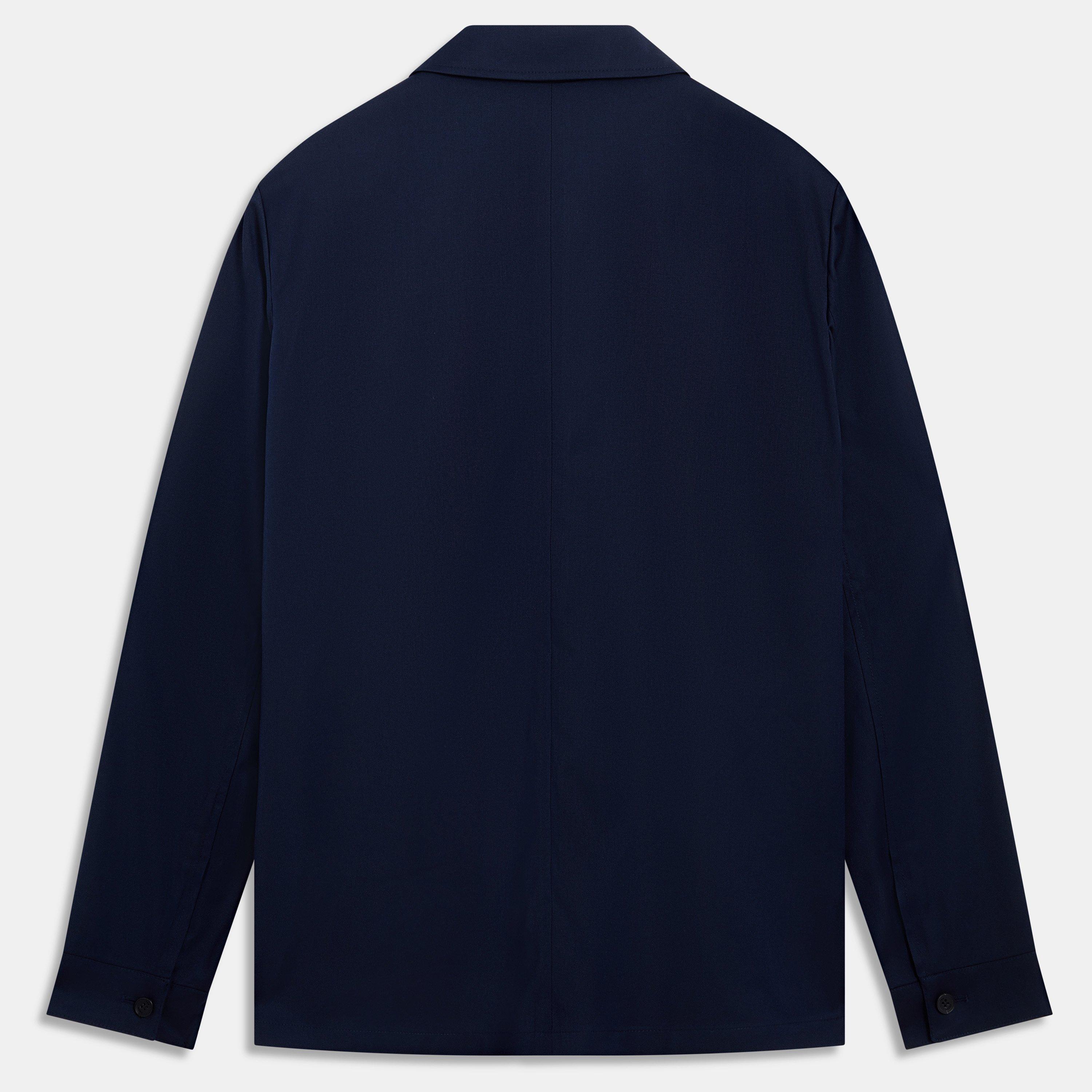 Navy - Ted Baker - Ted Baker Slim Fit Overshirt - 2