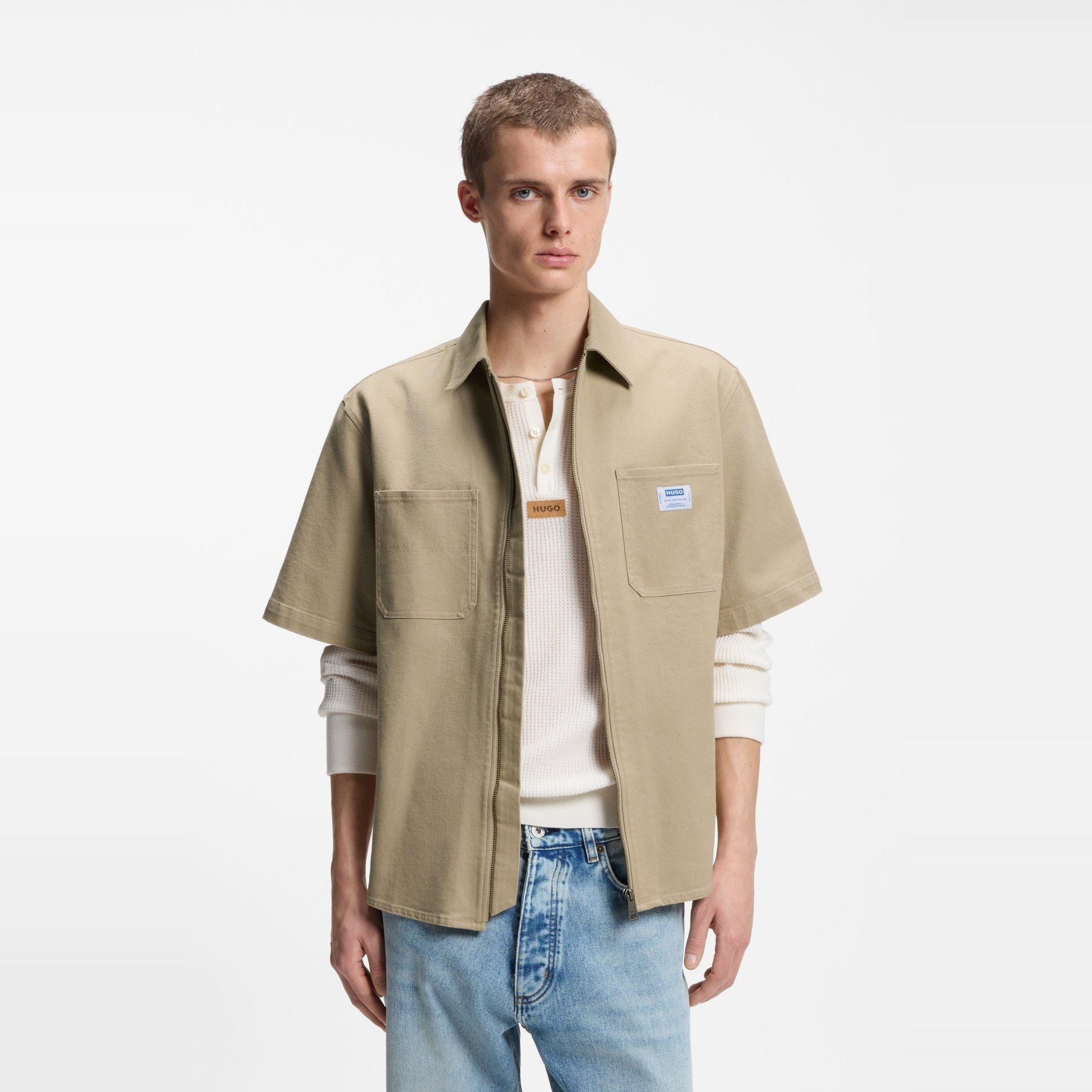 Beige 269 - Hugo - Men's Overshirt - 2