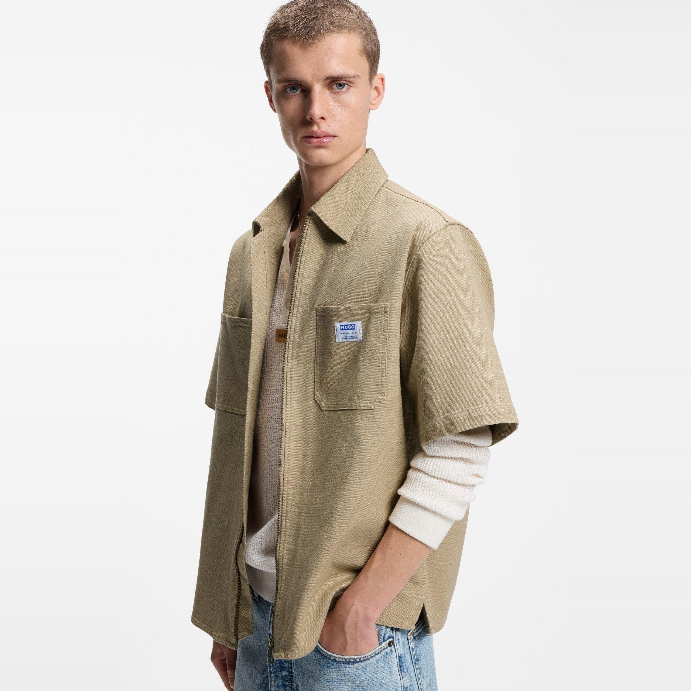 Beige 269 - Hugo - Men's Overshirt - 4