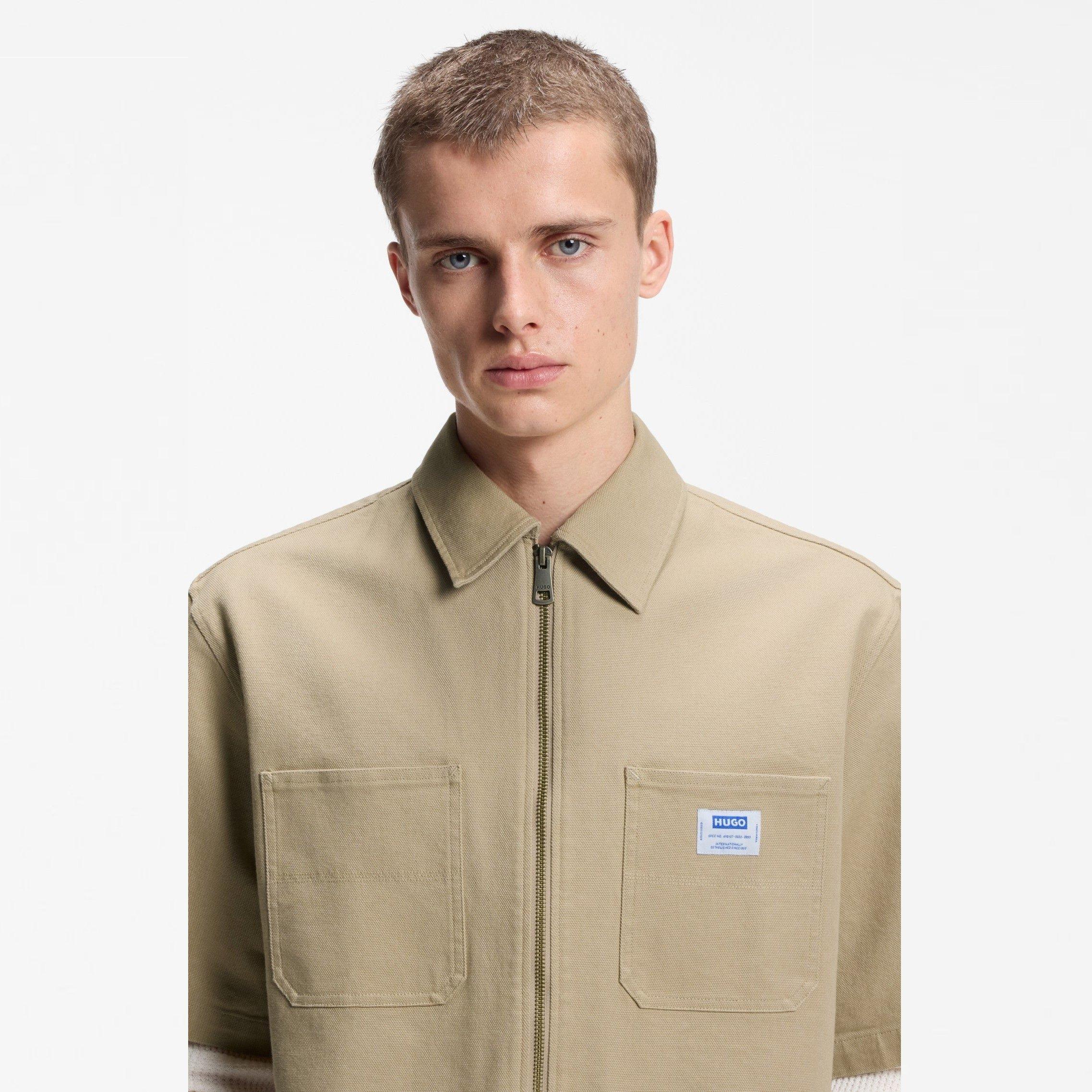 Beige 269 - Hugo - Men's Overshirt - 5