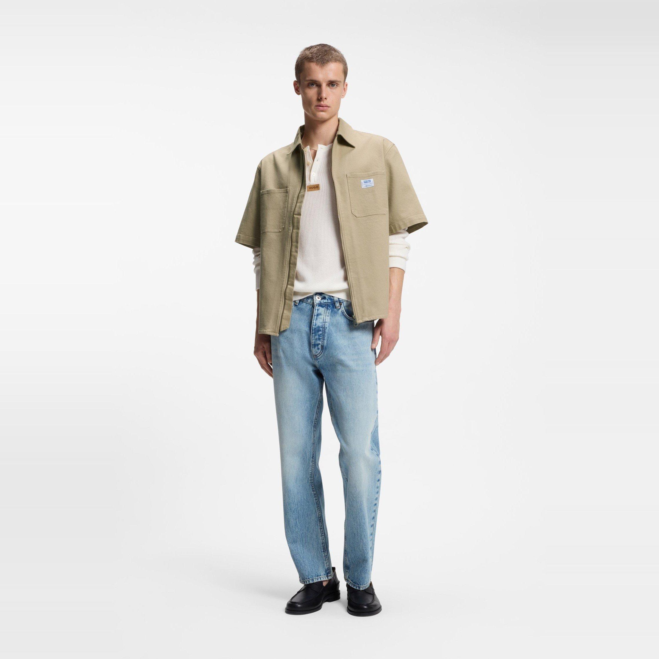 Beige 269 - Hugo - Men's Overshirt - 6