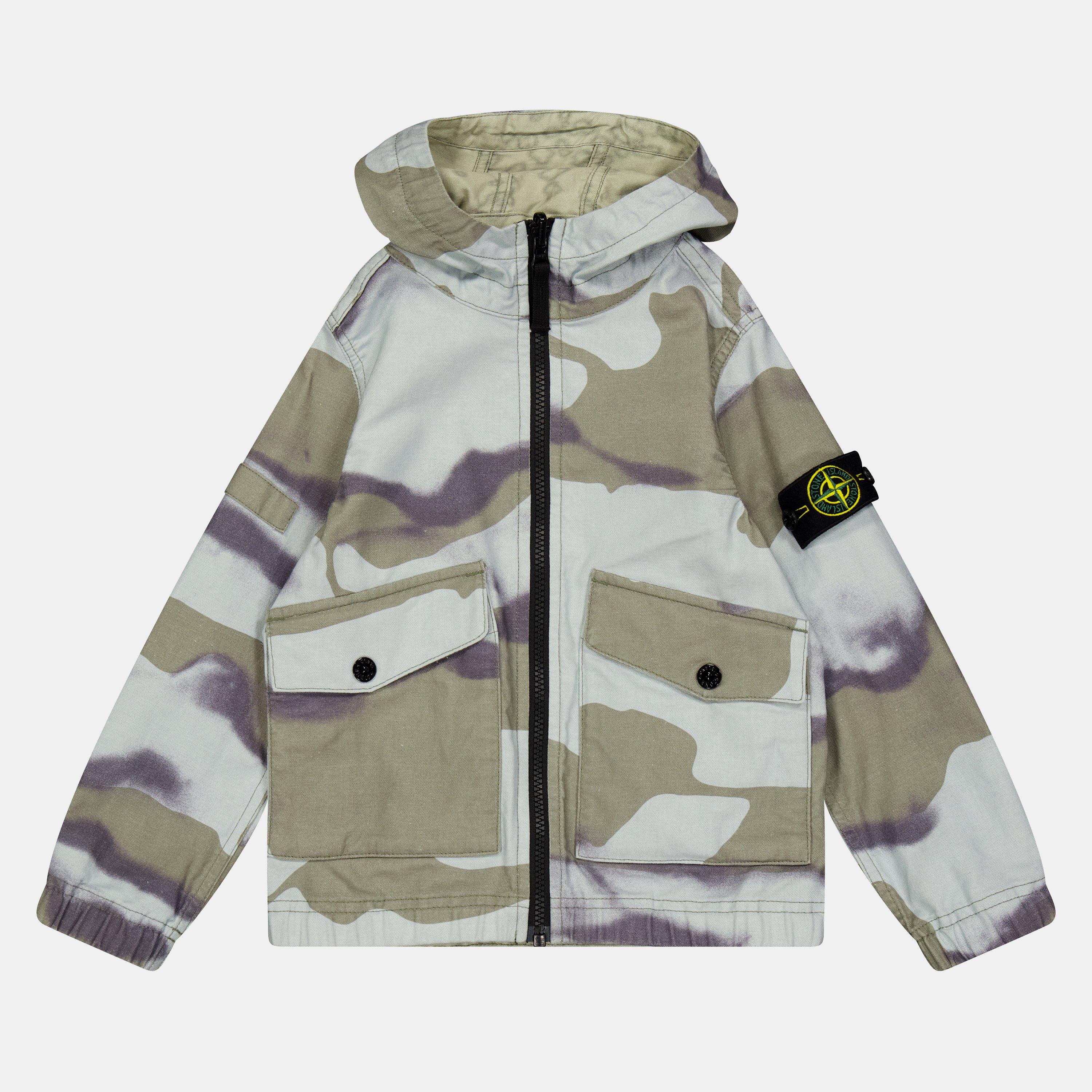 Cielo V0041 - Stone Island - Kids' Camo Desert Military-Inspired Parka - 1