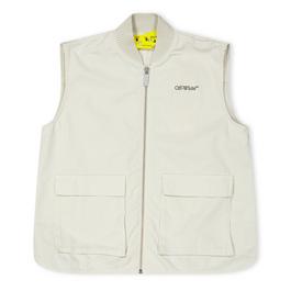 Off White Logo Gilet Jn44